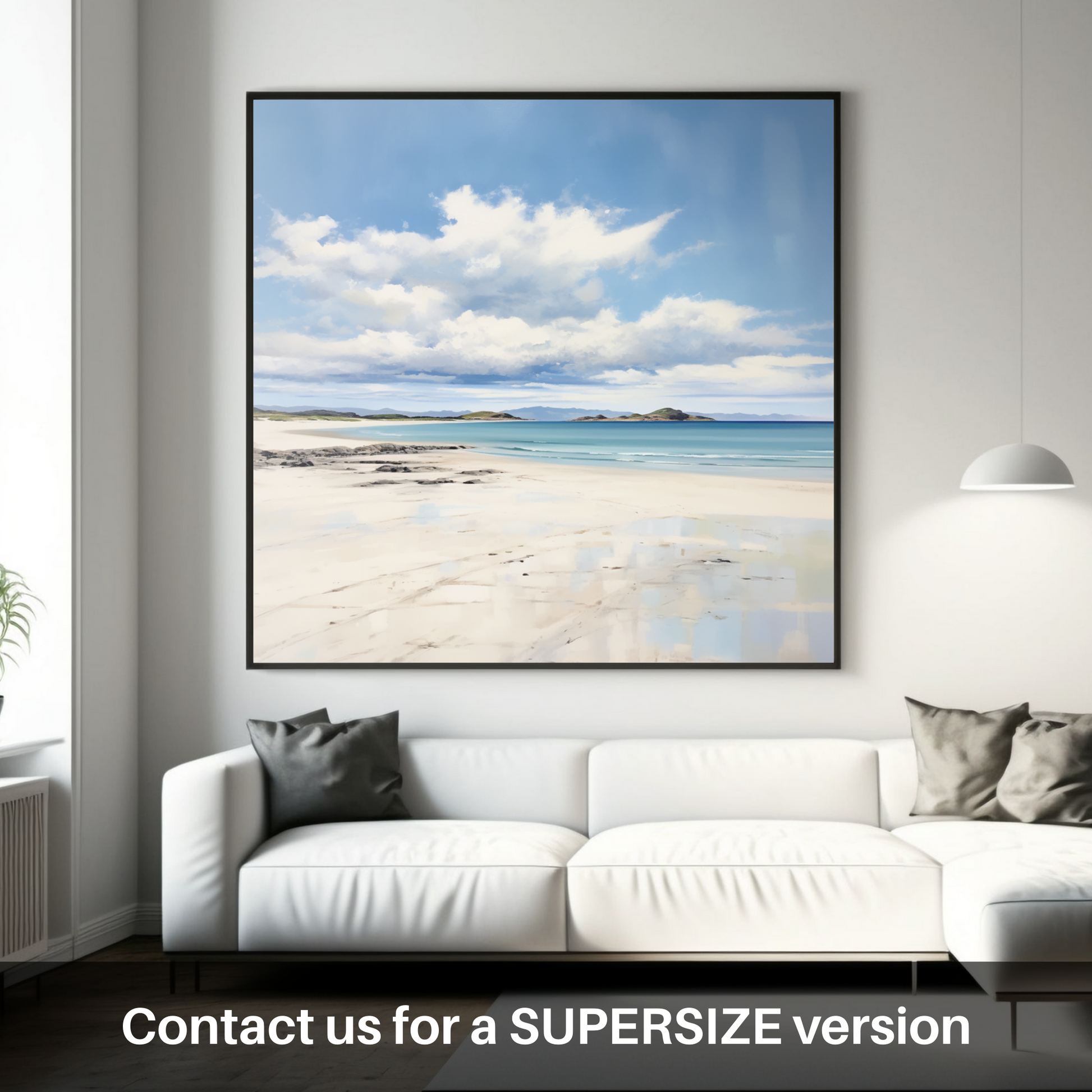 Huge supersize print of Camusdarach Beach, Arisaig