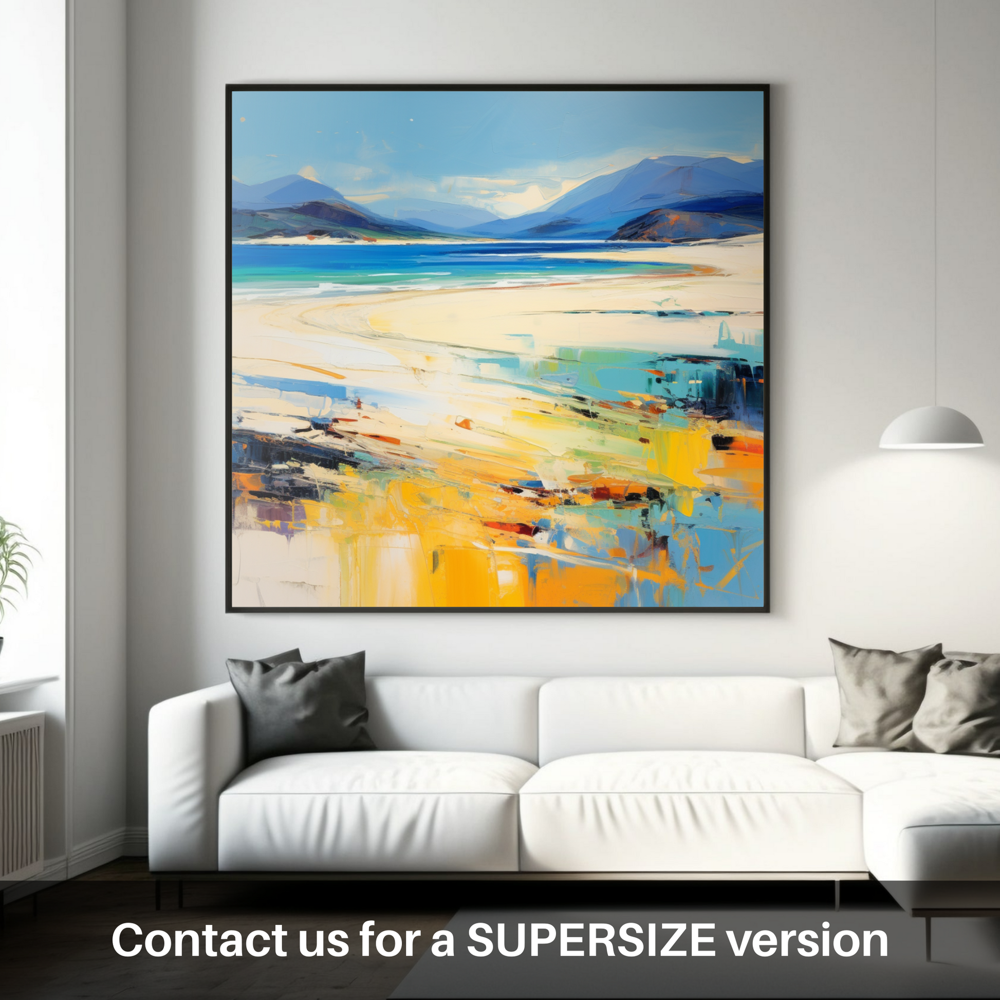 Huge supersize print of Luskentyre Beach, Isle of Harris