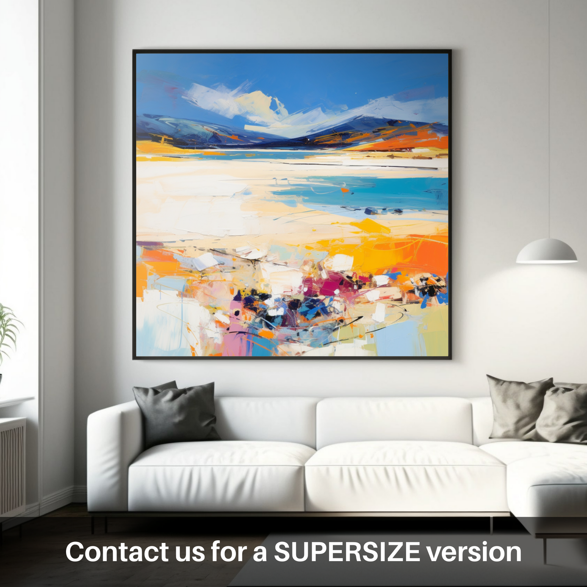 Huge supersize print of Luskentyre Beach, Isle of Harris