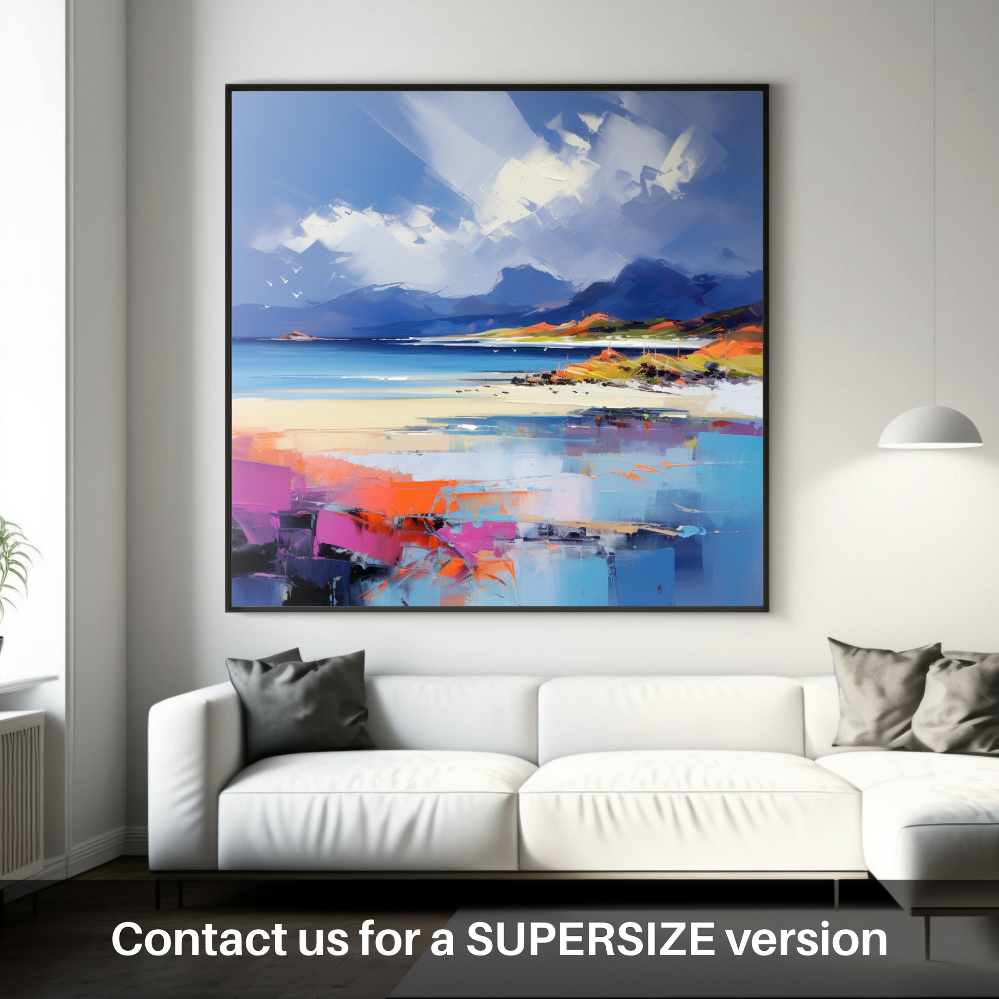 Huge supersize print of Camusdarach Beach, Arisaig