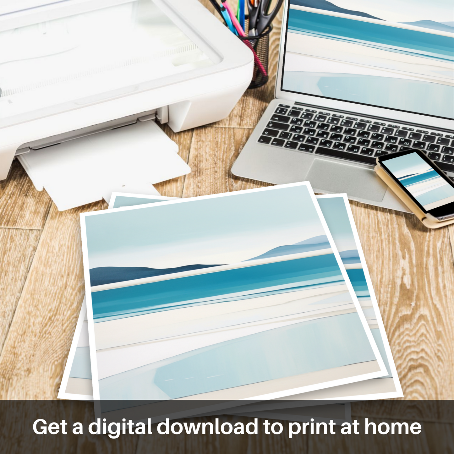 Downloadable and printable picture of Luskentyre Beach, Isle of Harris