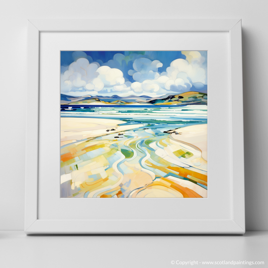 Painting and Art Print of Luskentyre Beach, Isle of Harris. Luskentyre Rhythms: An Abstract Dance of Scottish Shores.