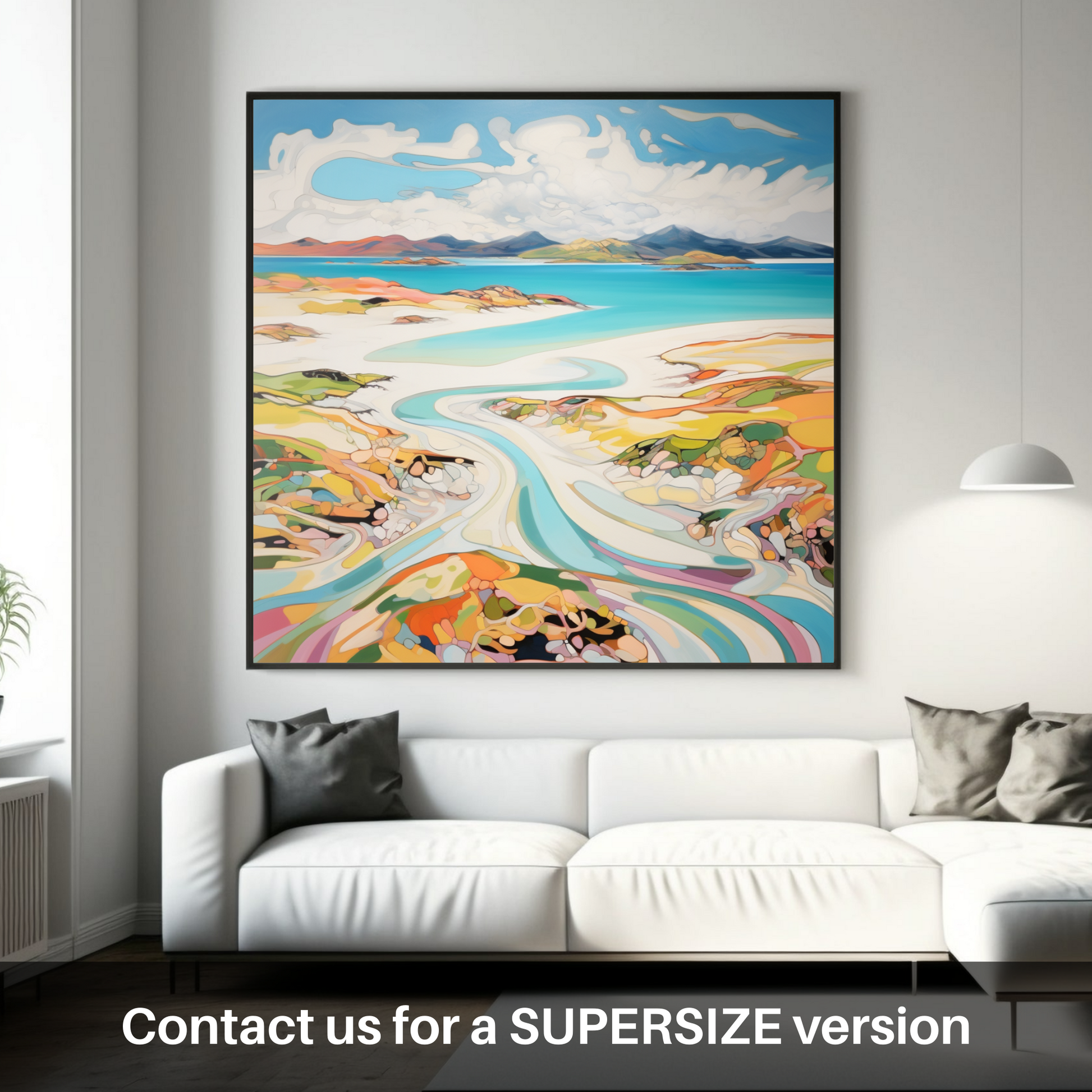 Huge supersize print of Camusdarach Beach, Arisaig