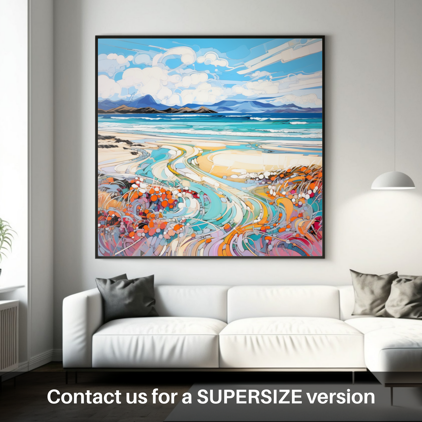 Huge supersize print of Camusdarach Beach, Arisaig