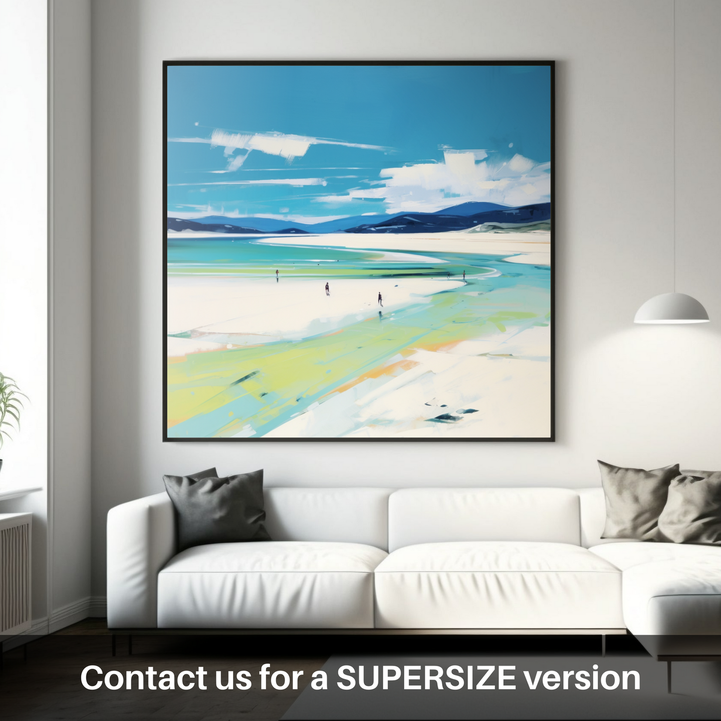 Huge supersize print of Luskentyre Beach, Isle of Harris