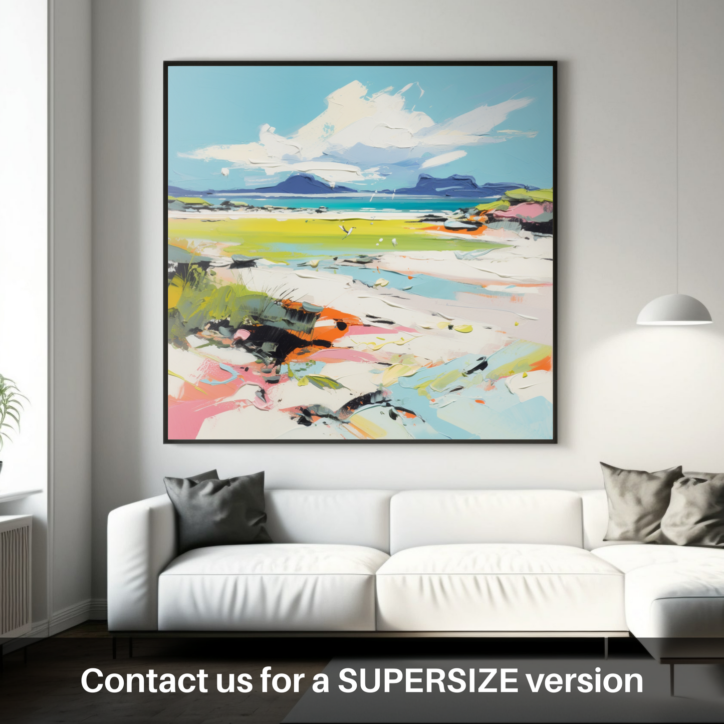 Huge supersize print of Camusdarach Beach, Arisaig