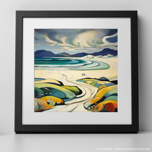 Painting and Art Print of Luskentyre Beach, Isle of Harris. Luskentyre Beach Abstract: A Dance of Coastal Colours.