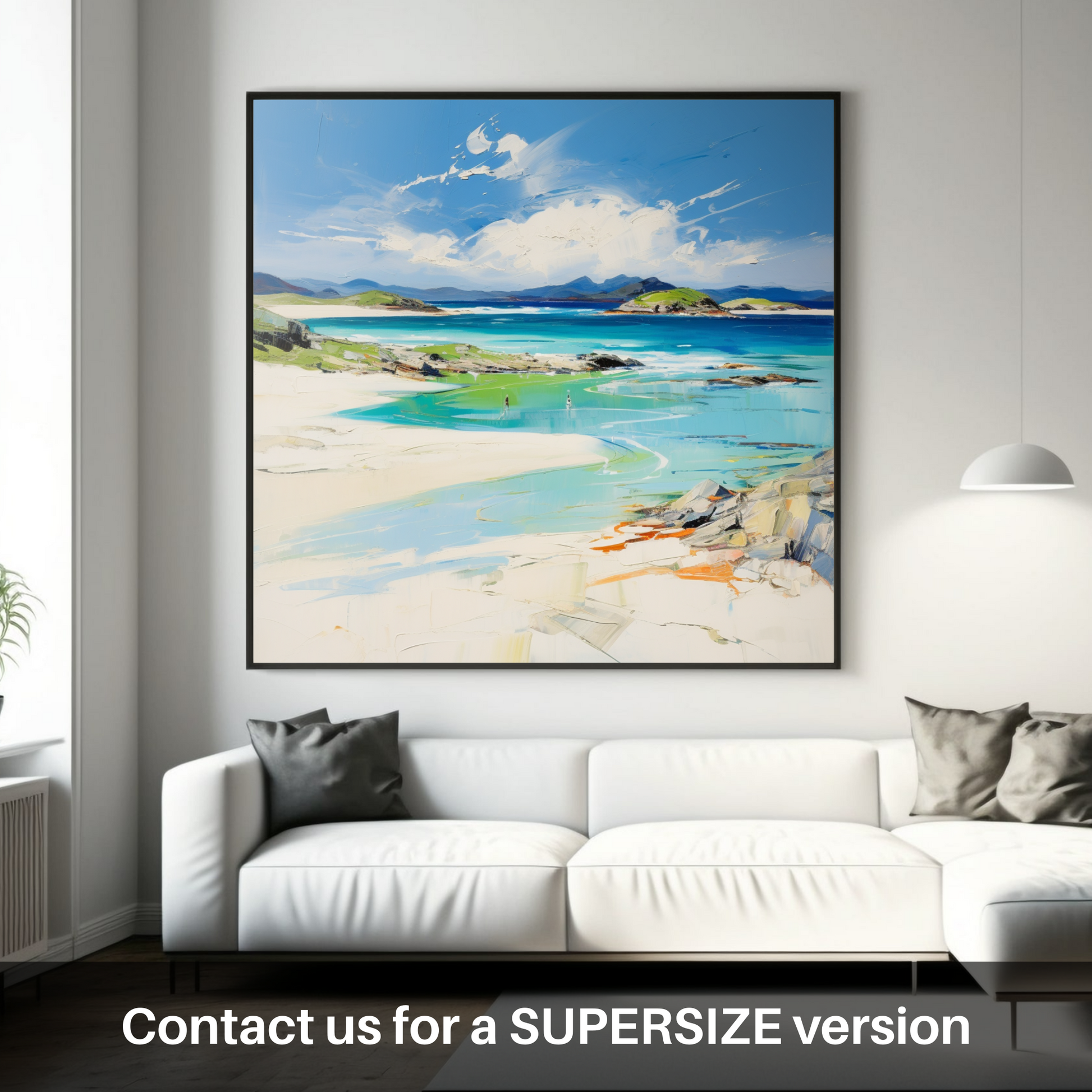 Huge supersize print of Camusdarach Beach, Arisaig