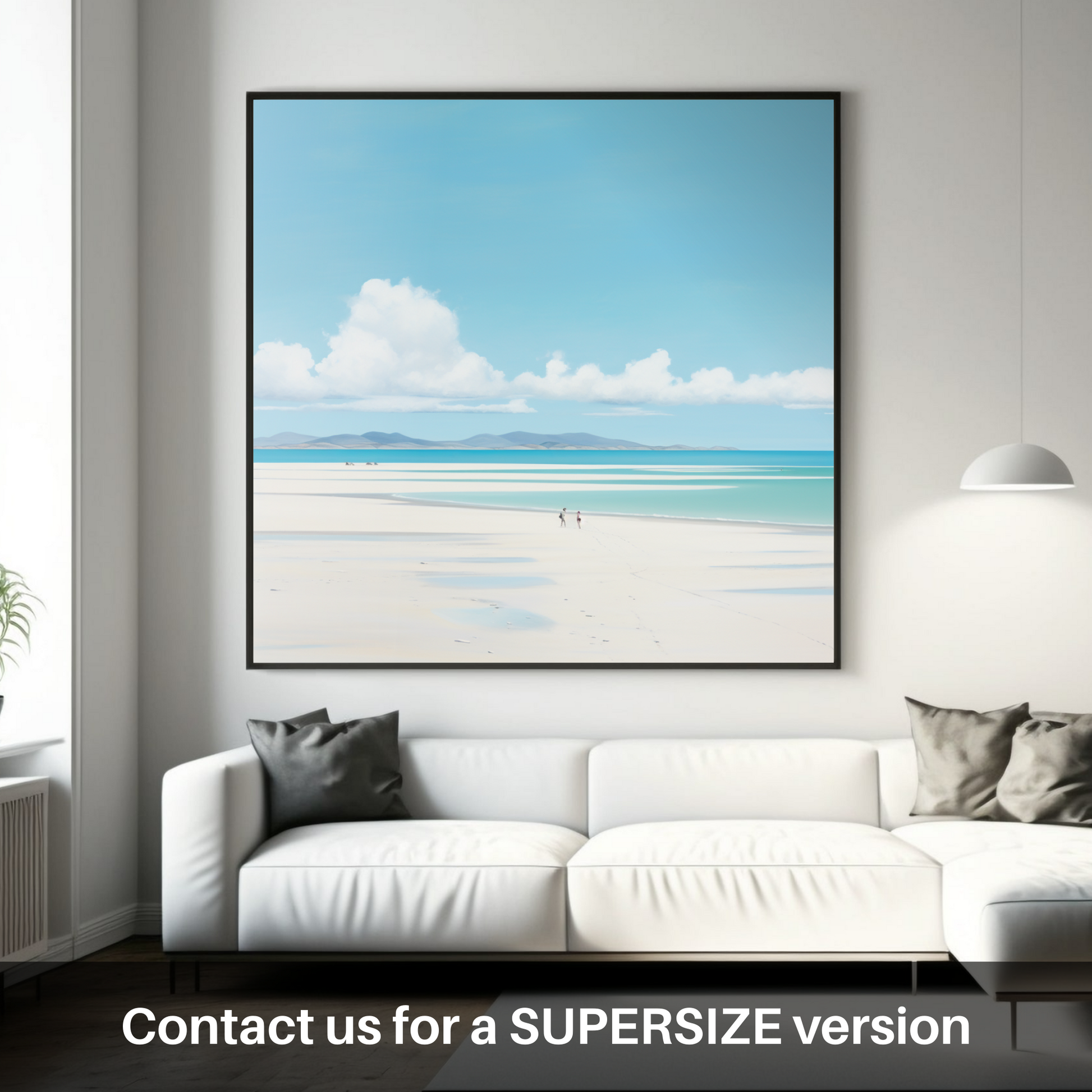 Huge supersize print of Luskentyre Beach, Isle of Harris