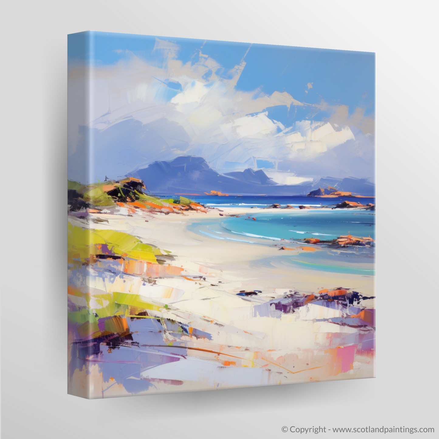 Canvas Print of Camusdarach Beach, Arisaig