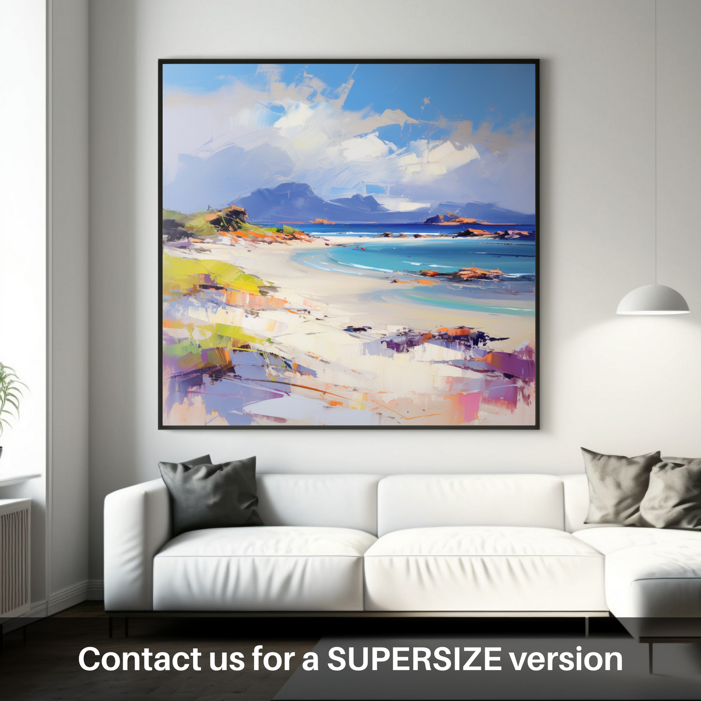 Huge supersize print of Camusdarach Beach, Arisaig