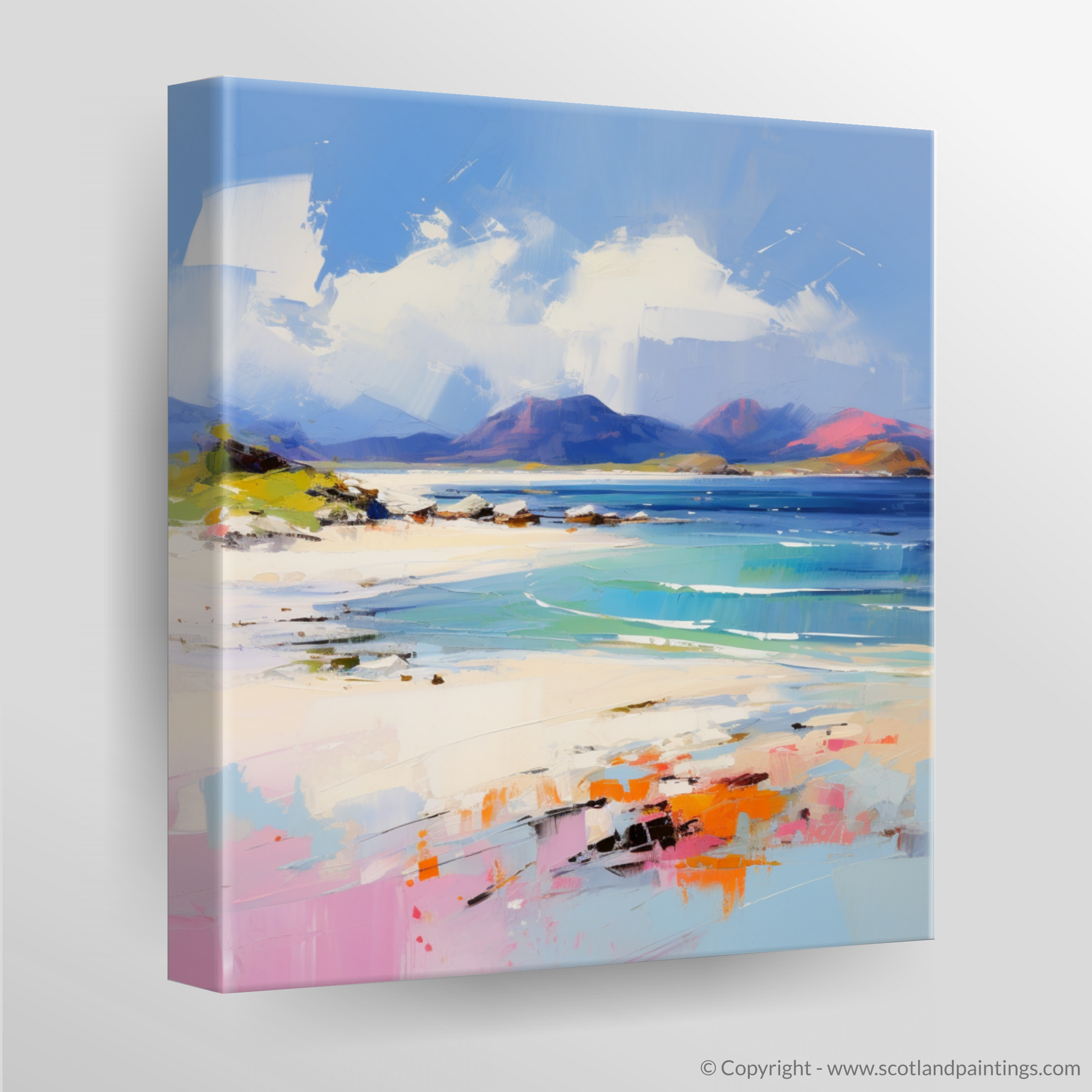 Canvas Print of Camusdarach Beach, Arisaig