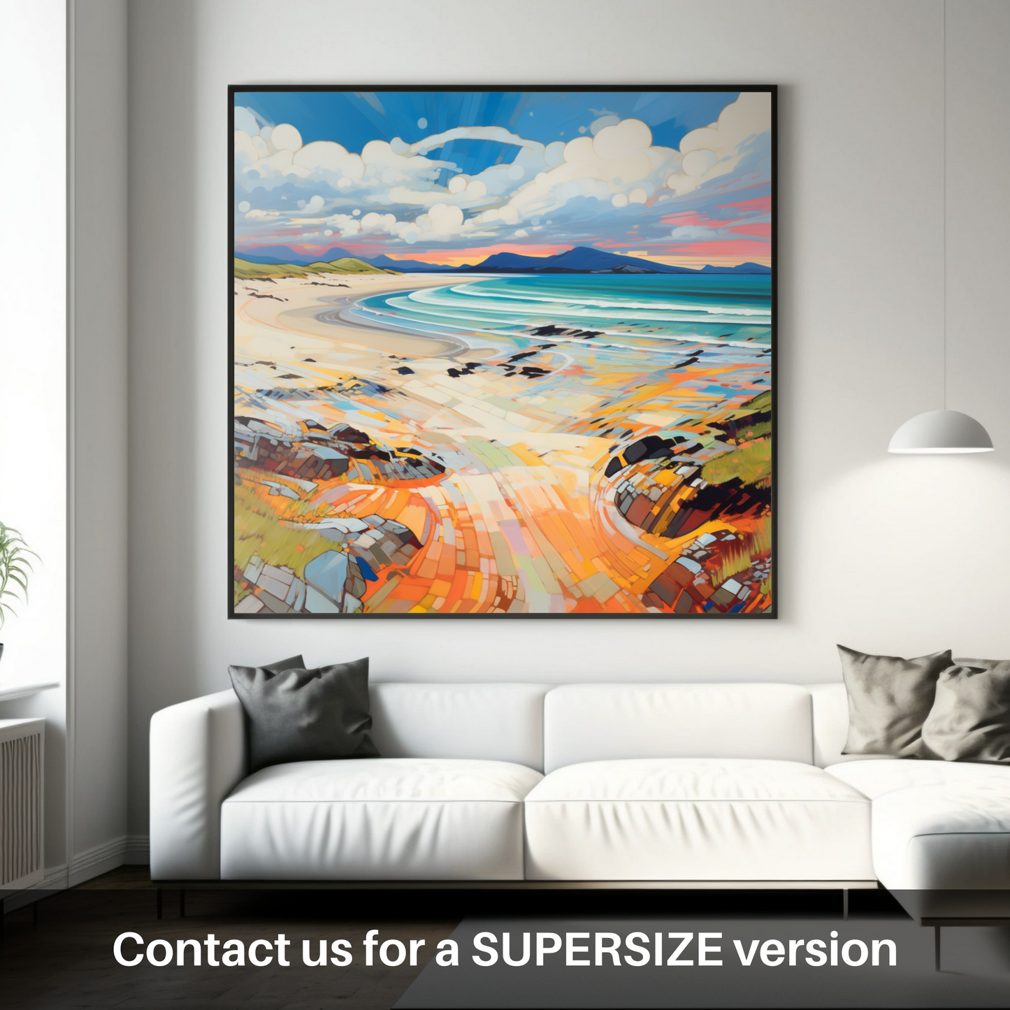 Huge supersize print of Camusdarach Beach, Arisaig