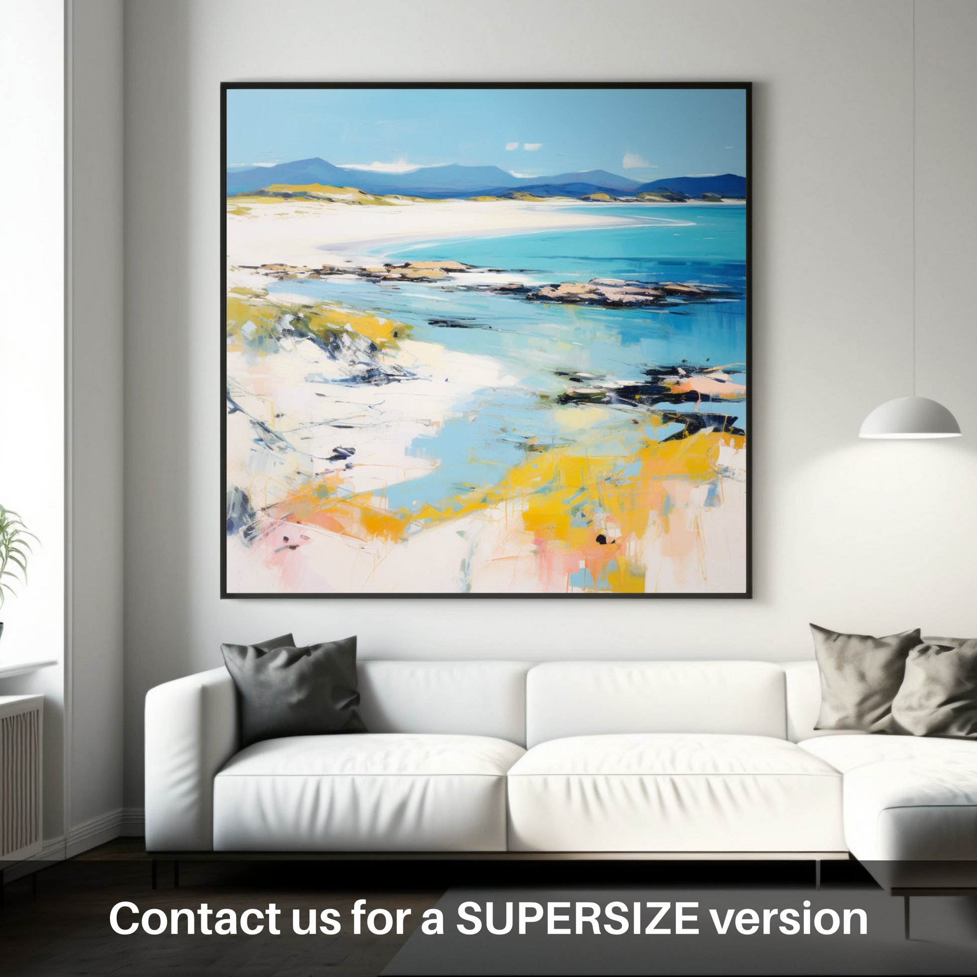 Huge supersize print of Camusdarach Beach, Arisaig