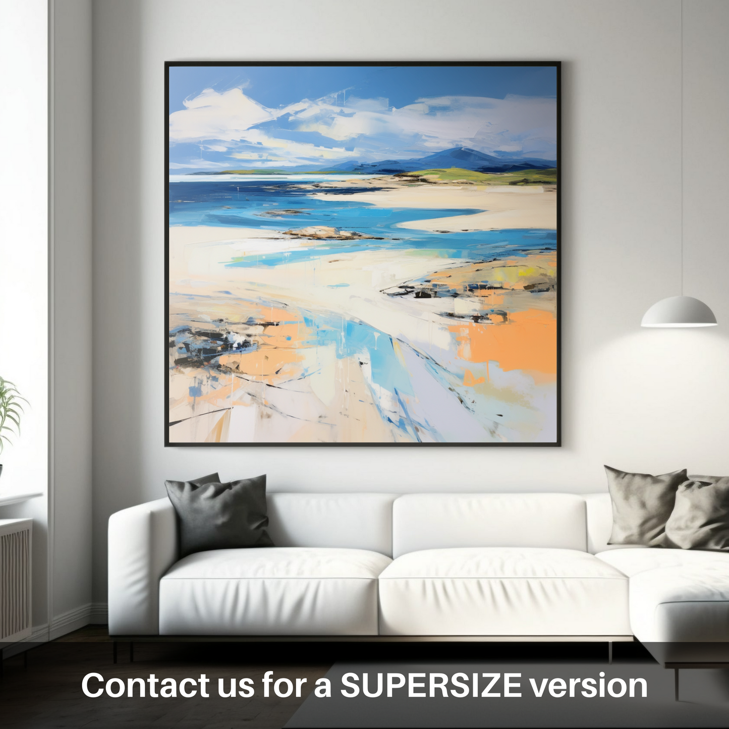 Huge supersize print of Camusdarach Beach, Arisaig