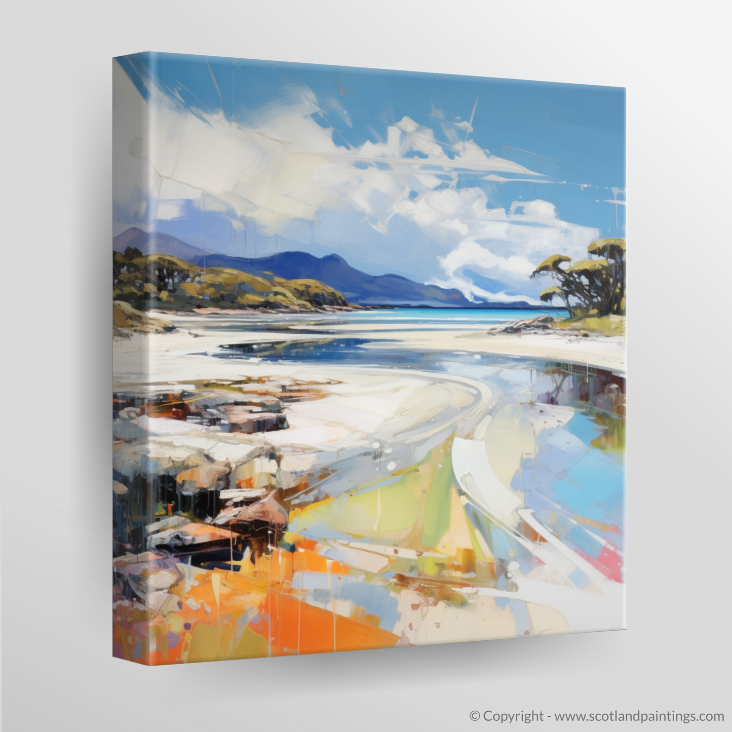 Canvas Print of Camusdarach Beach, Arisaig