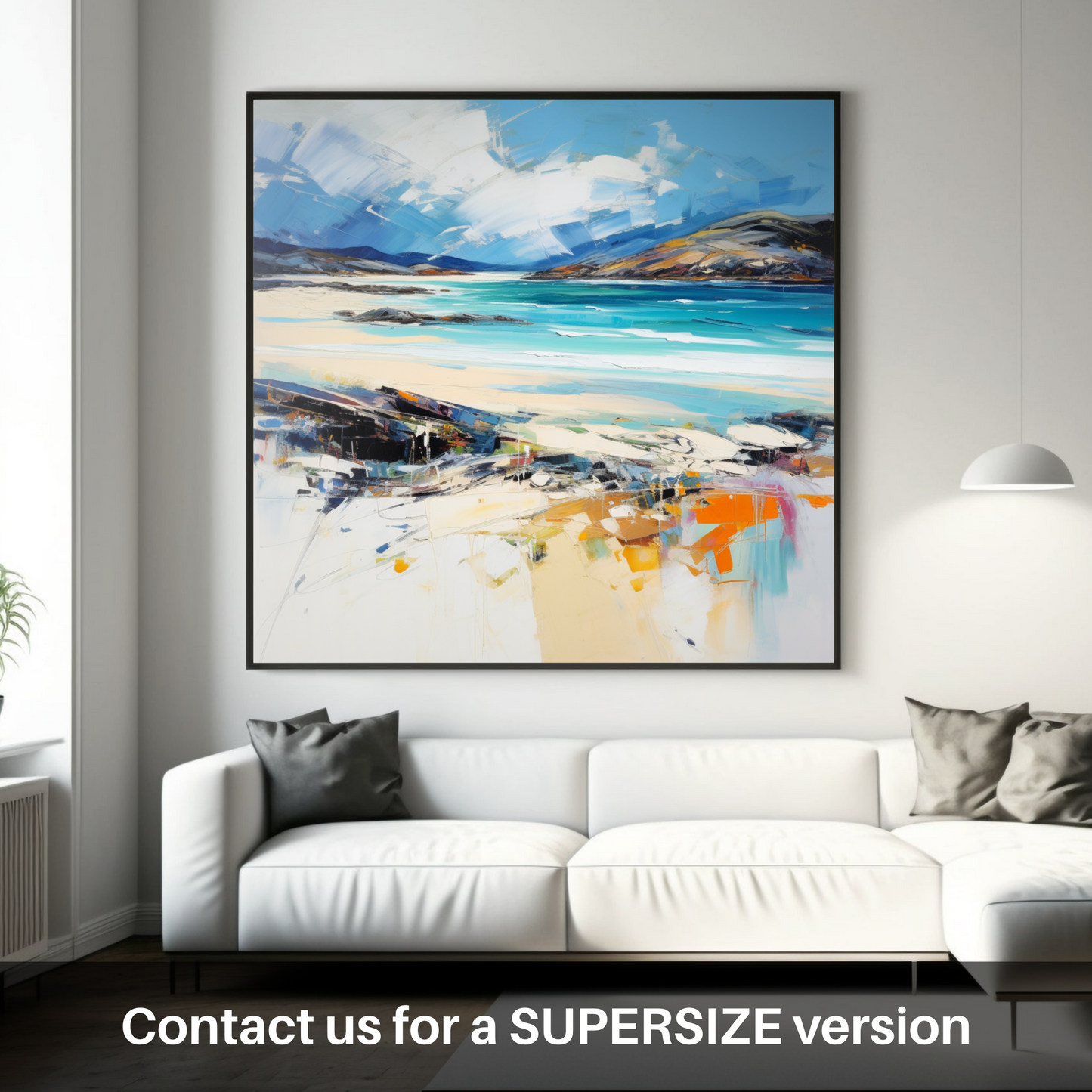 Huge supersize print of Luskentyre Beach, Isle of Harris