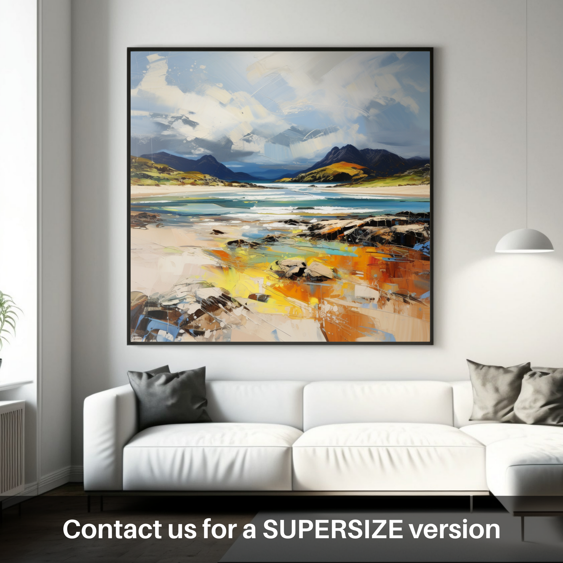 Huge supersize print of Camusdarach Beach, Arisaig