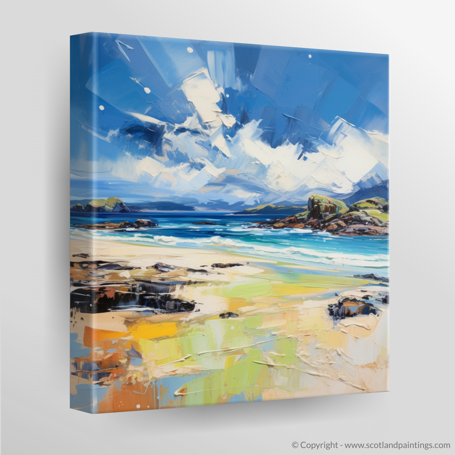 Canvas Print of Camusdarach Beach, Arisaig