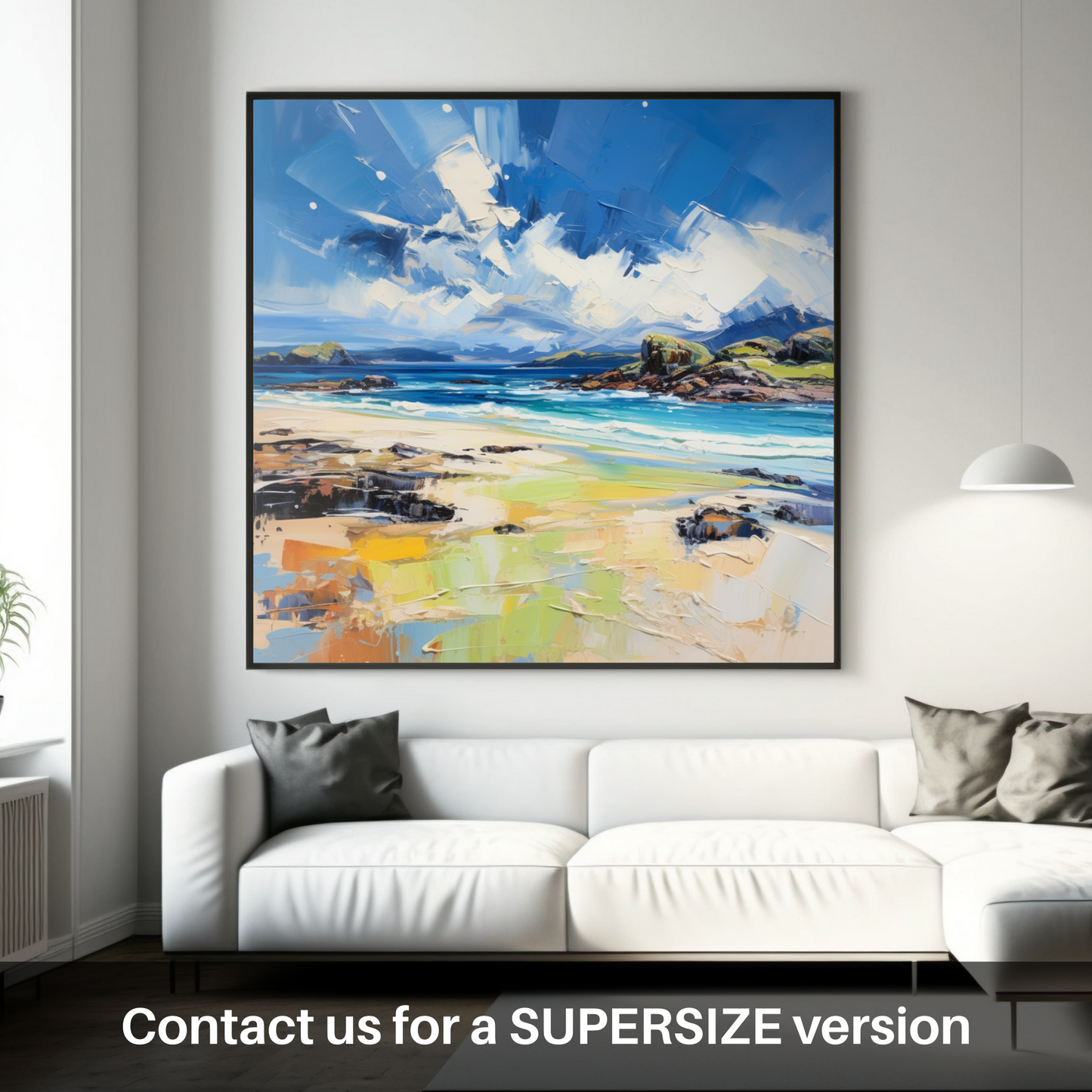 Huge supersize print of Camusdarach Beach, Arisaig