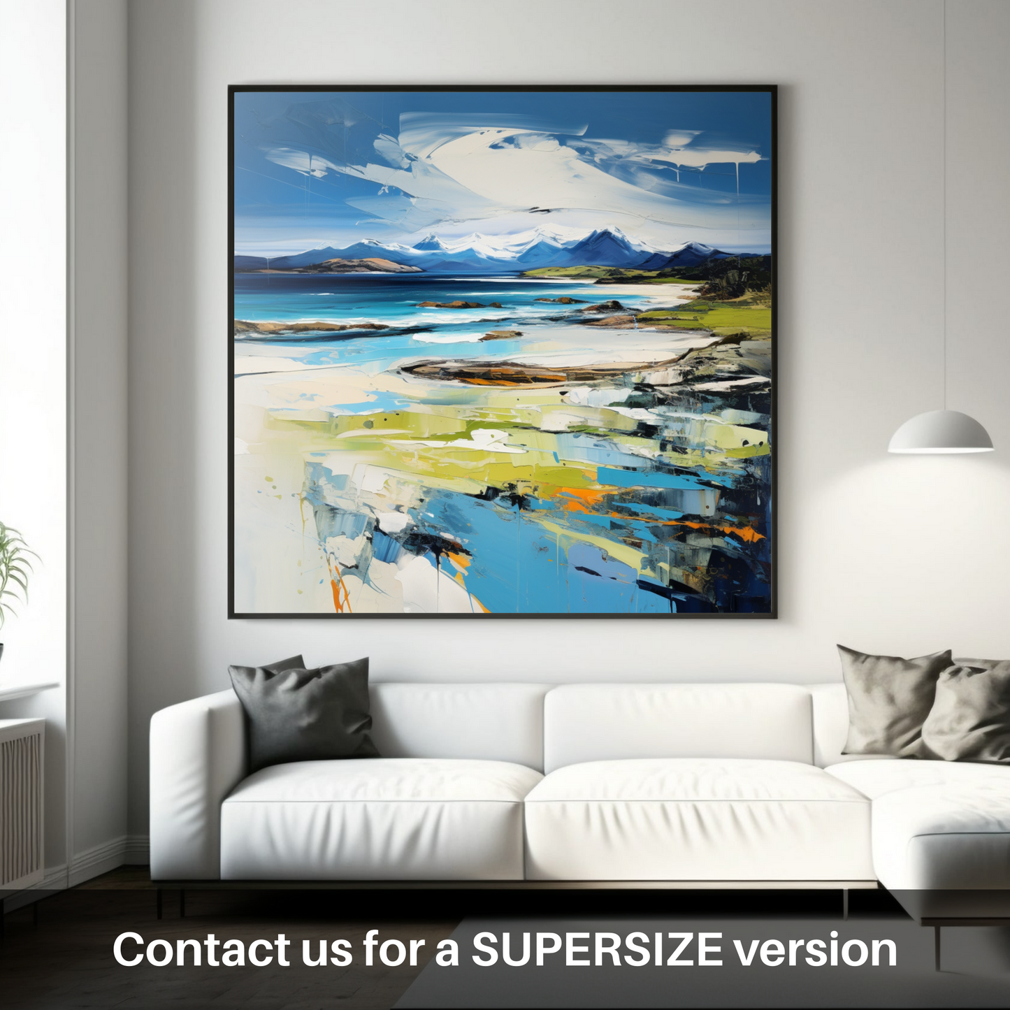 Huge supersize print of Camusdarach Beach, Arisaig