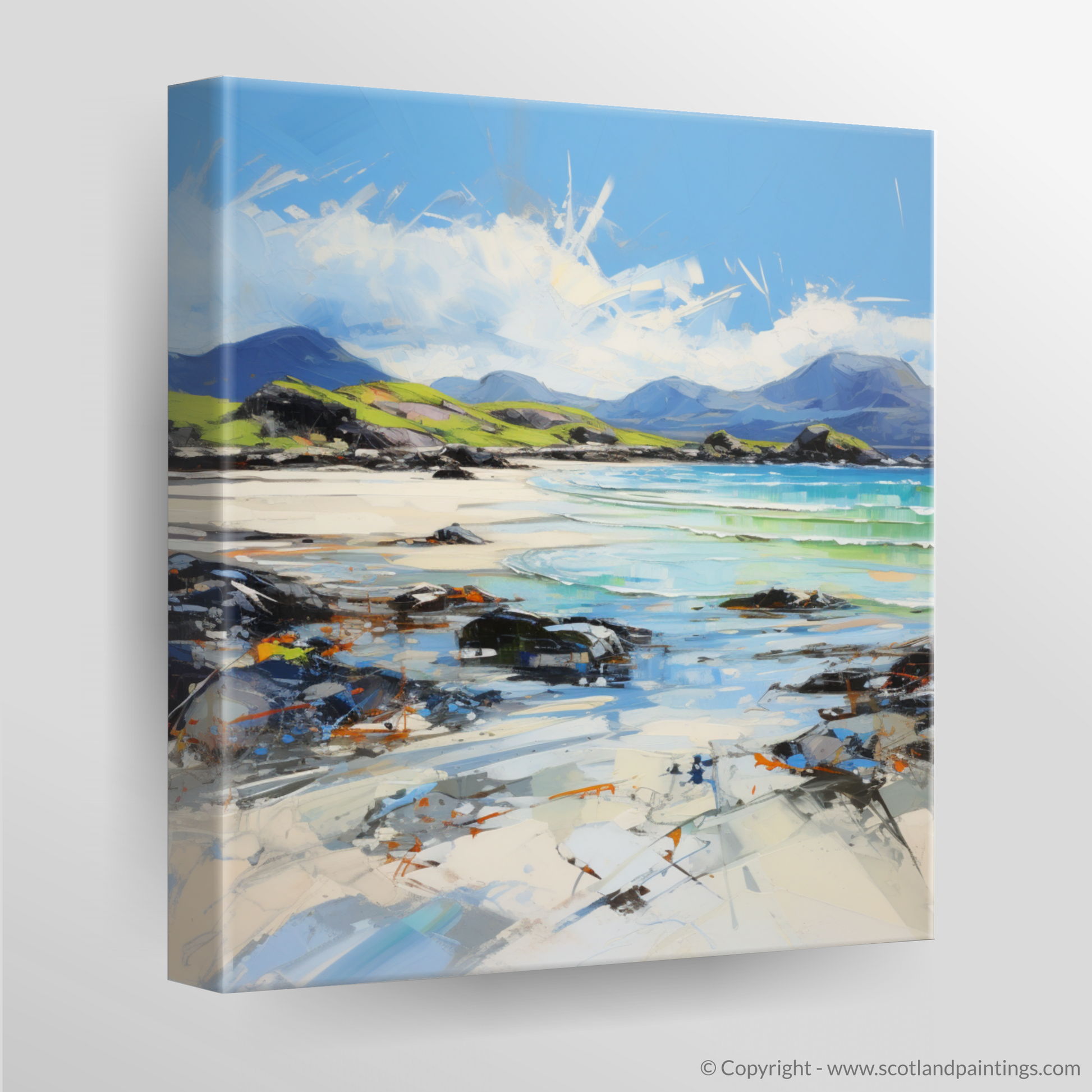 Canvas Print of Camusdarach Beach, Arisaig