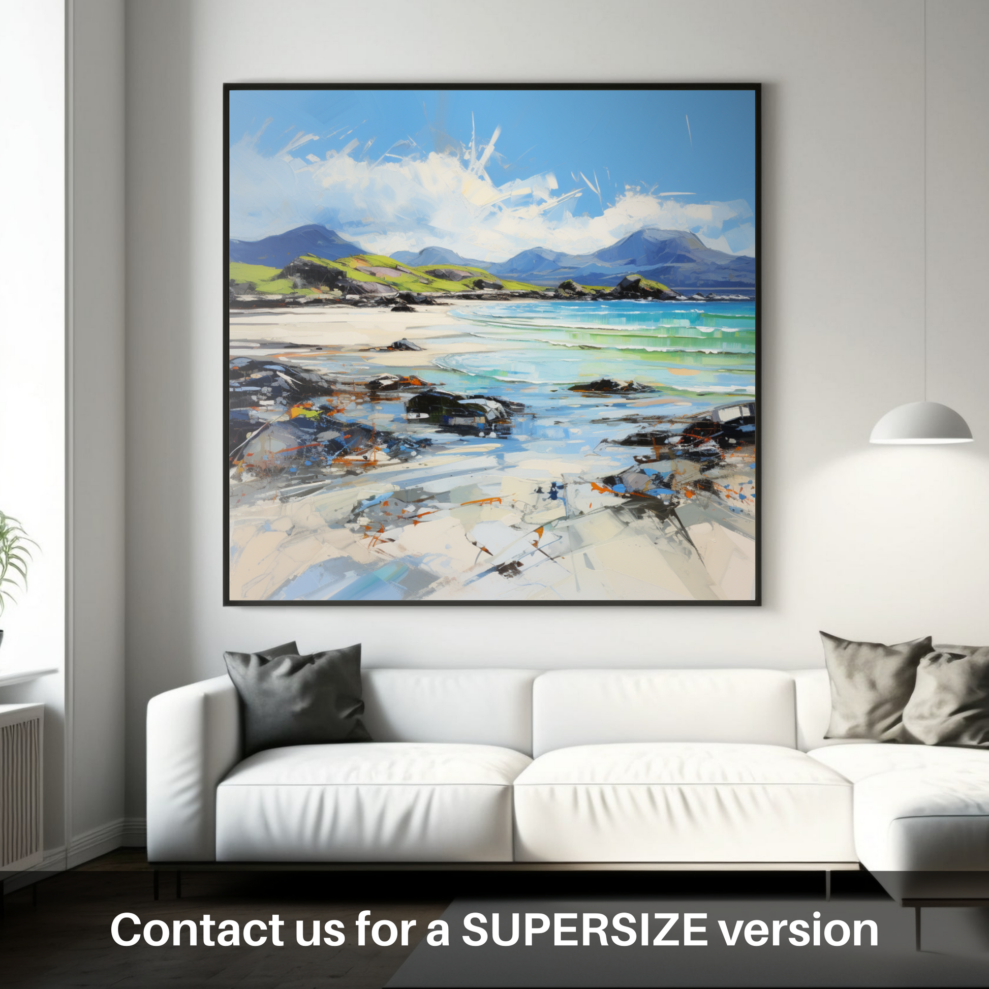 Huge supersize print of Camusdarach Beach, Arisaig