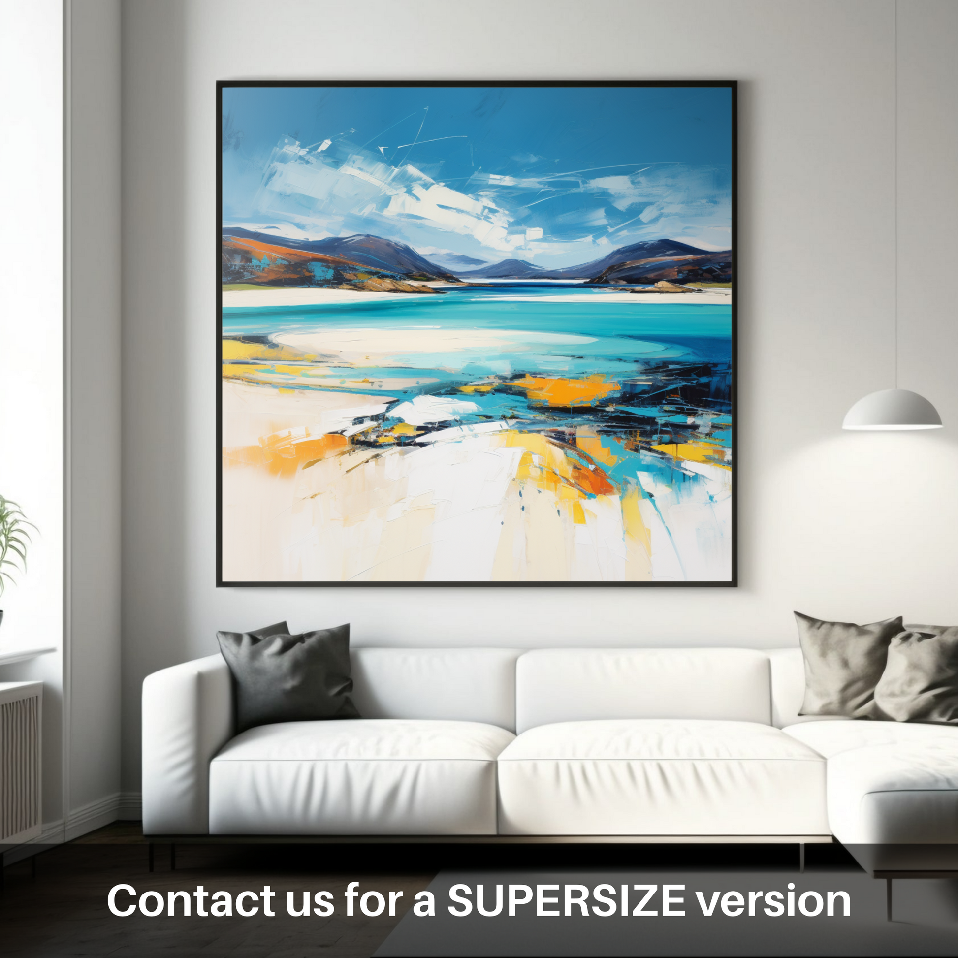 Huge supersize print of Luskentyre Beach, Isle of Harris