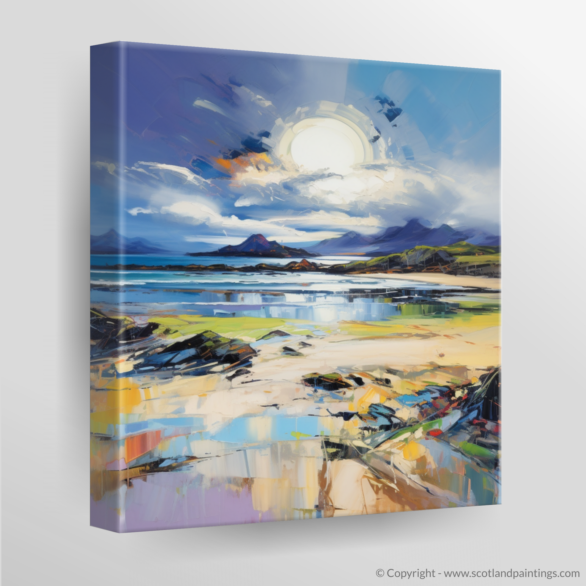 Canvas Print of Camusdarach Beach, Arisaig