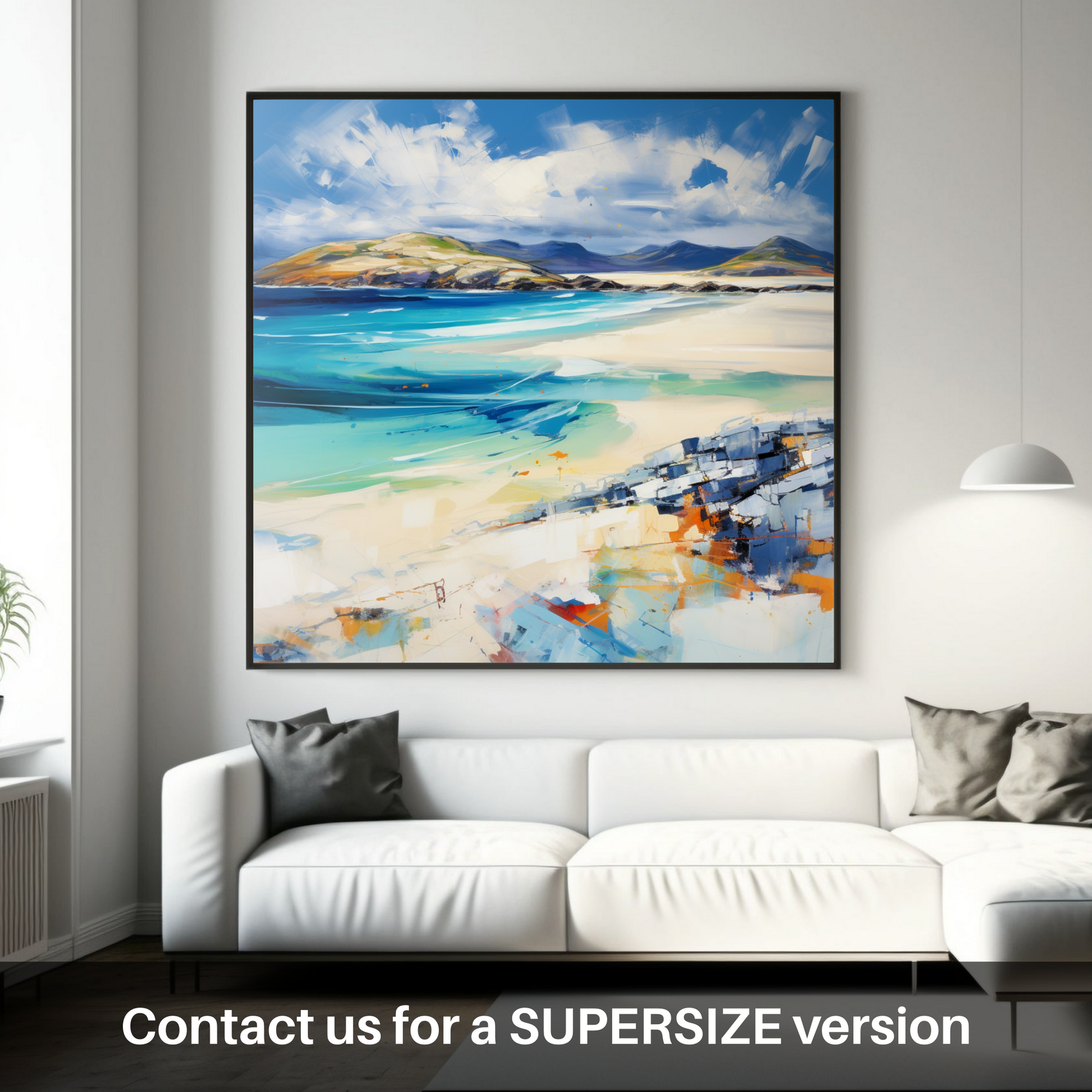 Huge supersize print of Luskentyre Beach, Isle of Harris