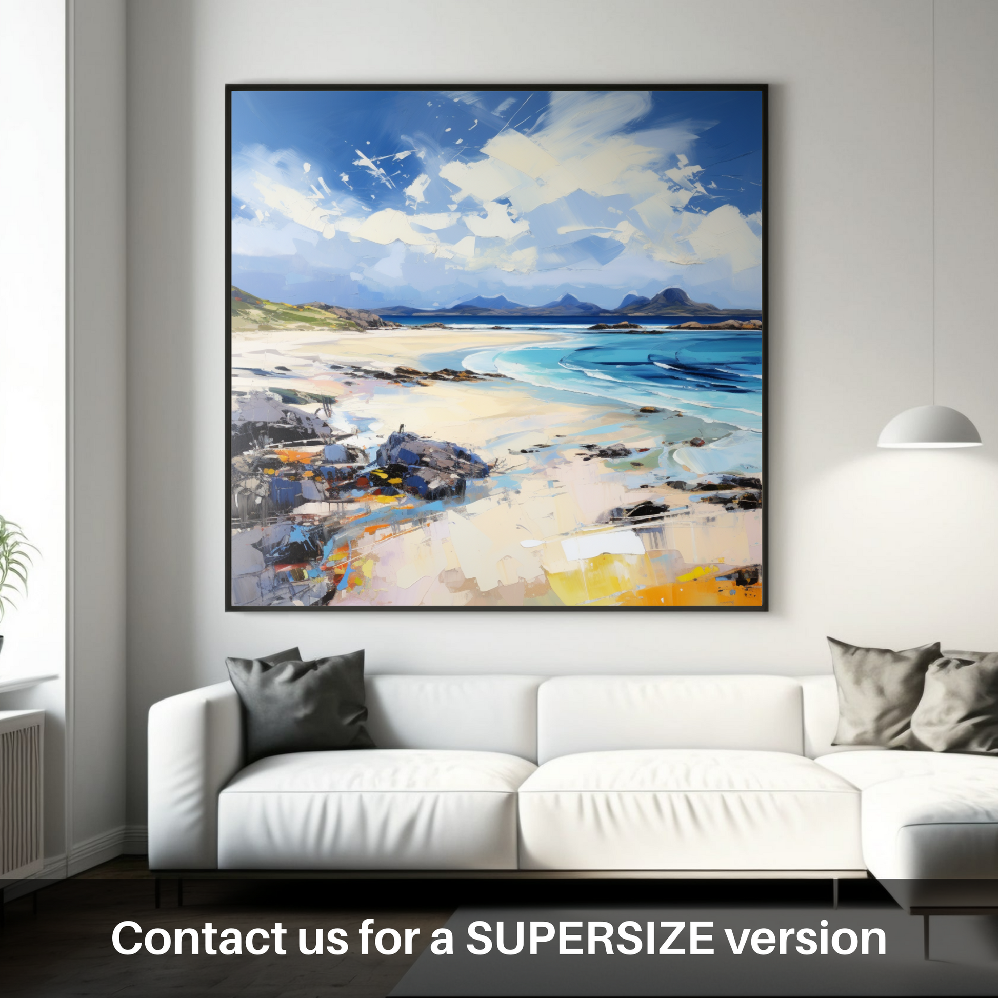 Huge supersize print of Camusdarach Beach, Arisaig