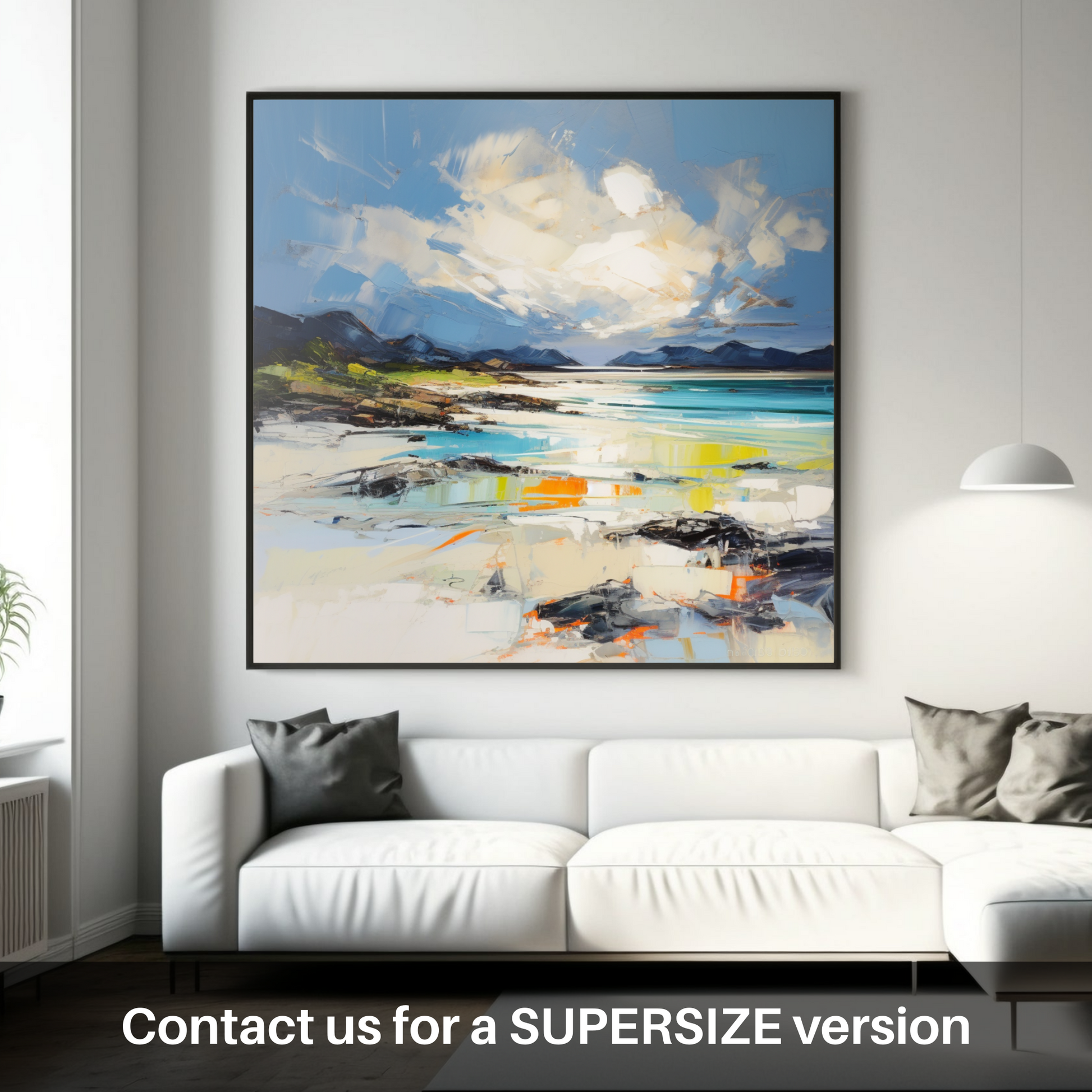 Huge supersize print of Camusdarach Beach, Arisaig