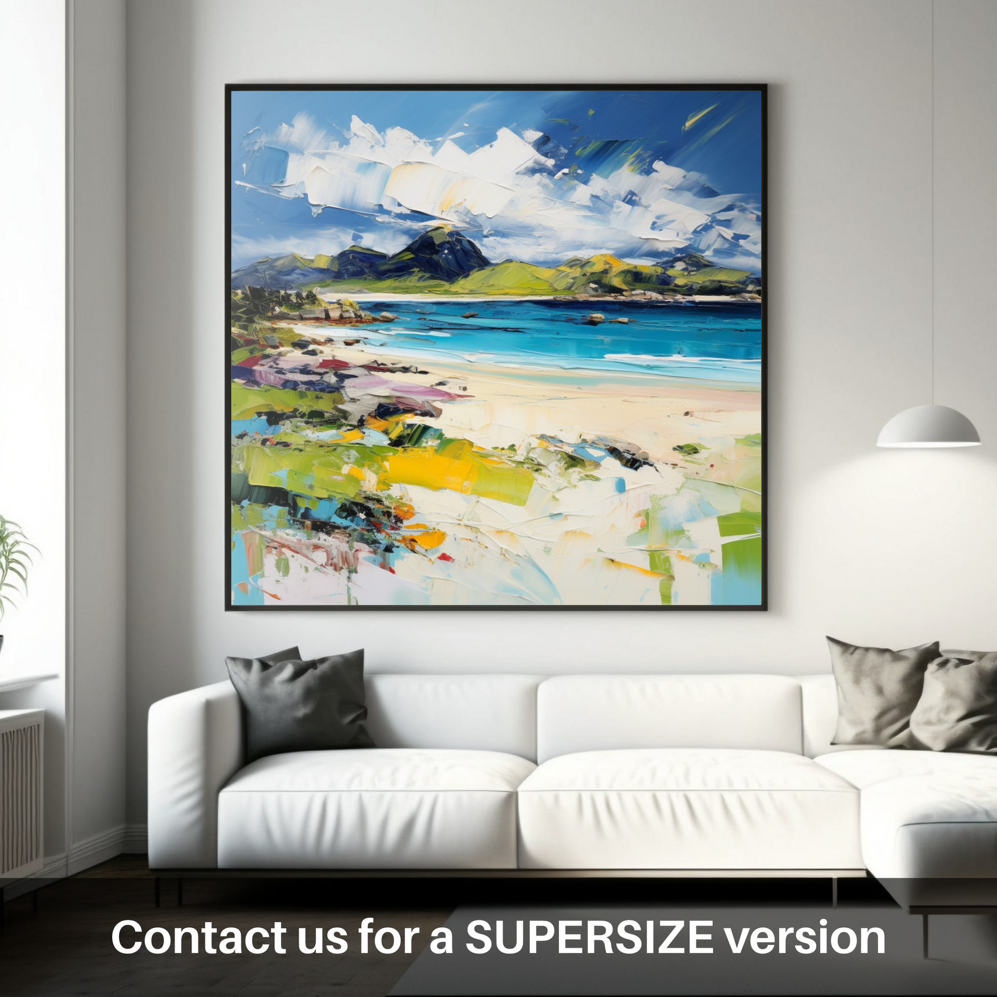 Huge supersize print of Camusdarach Beach, Arisaig