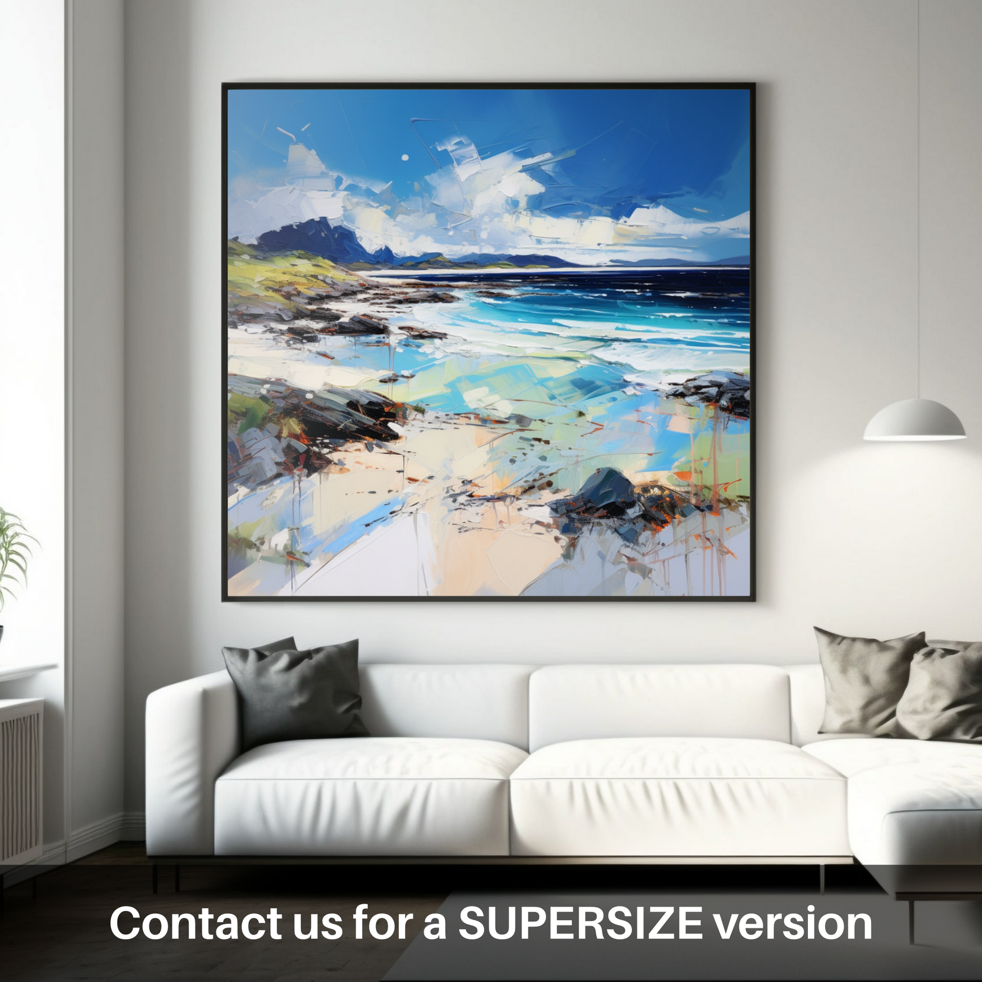 Huge supersize print of Camusdarach Beach, Arisaig