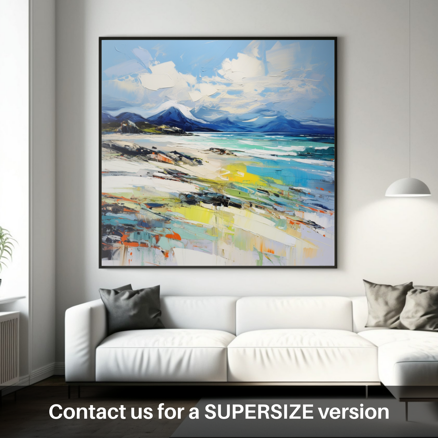 Huge supersize print of Camusdarach Beach, Arisaig