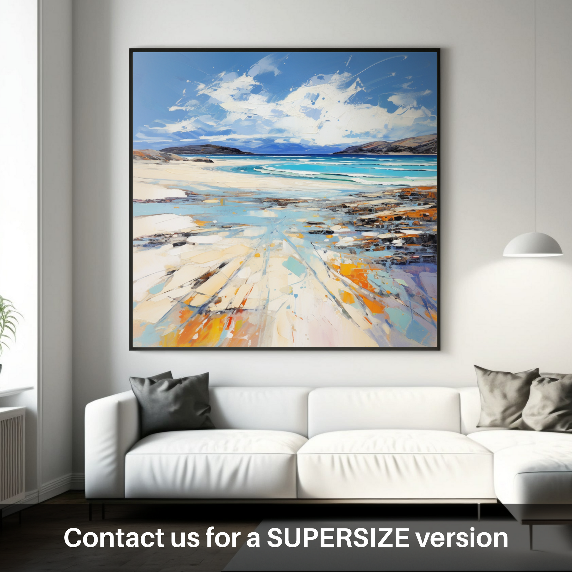 Huge supersize print of Luskentyre Beach, Isle of Harris