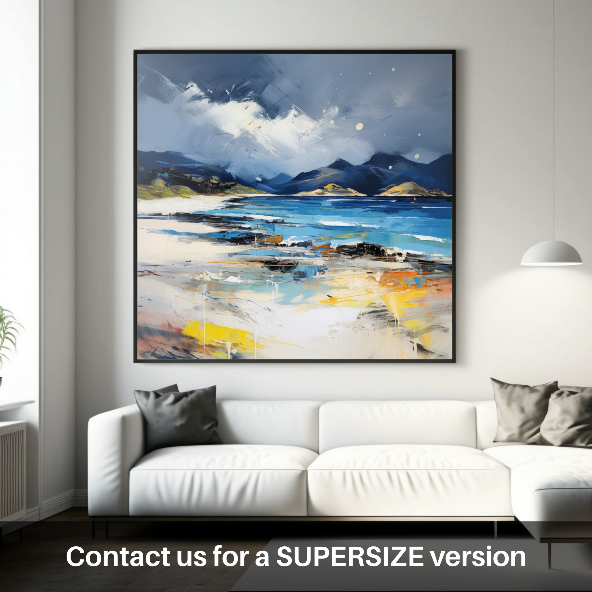 Huge supersize print of Camusdarach Beach, Arisaig