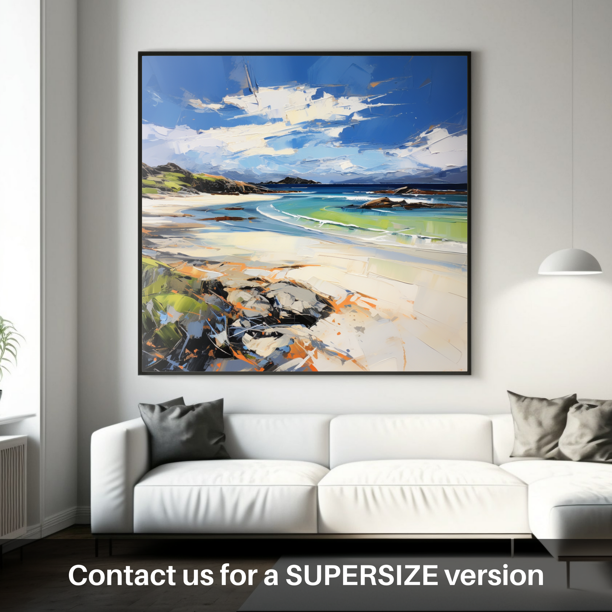 Huge supersize print of Camusdarach Beach, Arisaig