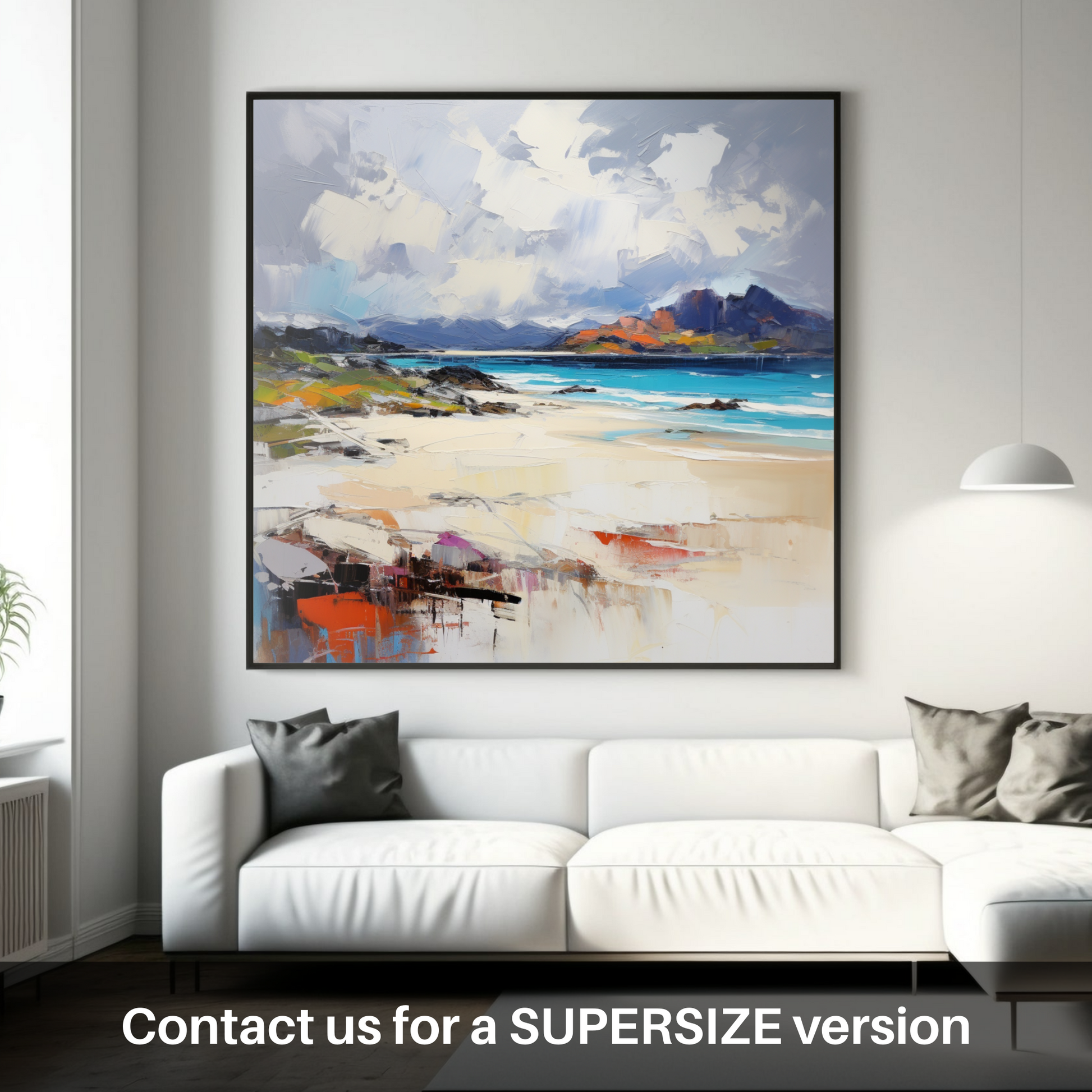 Huge supersize print of Camusdarach Beach, Arisaig