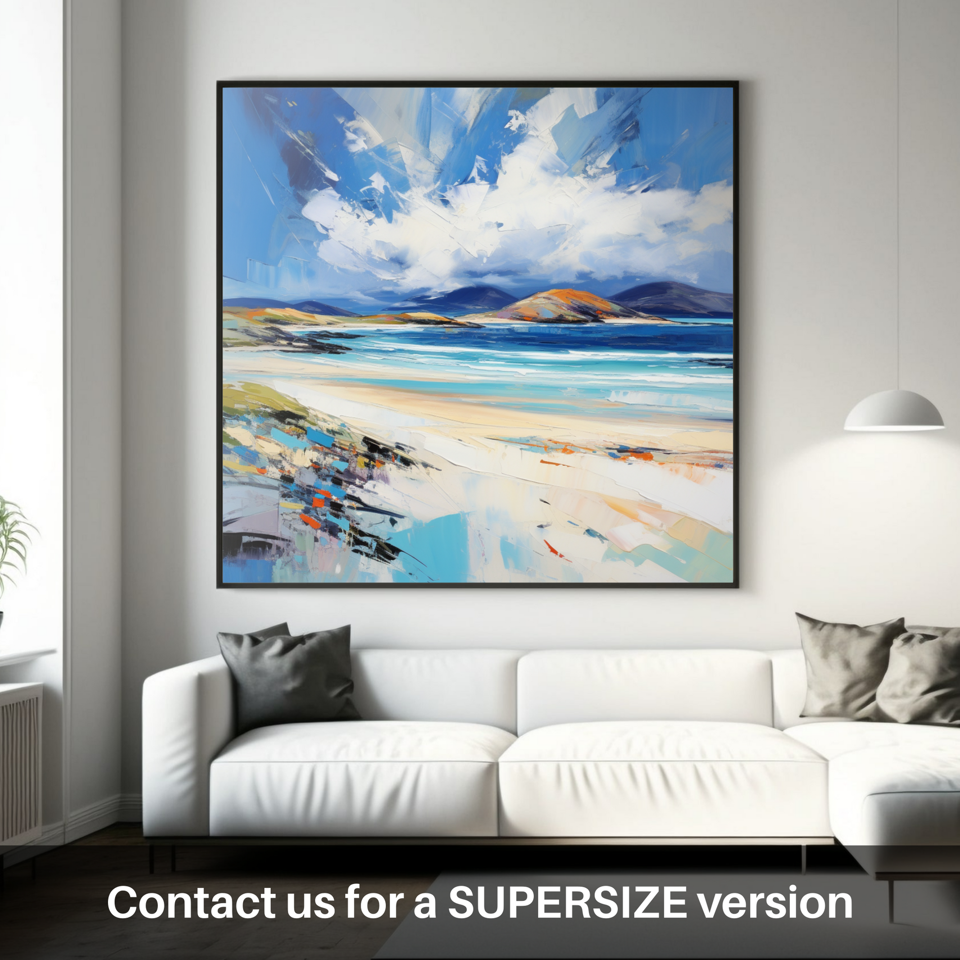 Huge supersize print of Luskentyre Beach, Isle of Harris