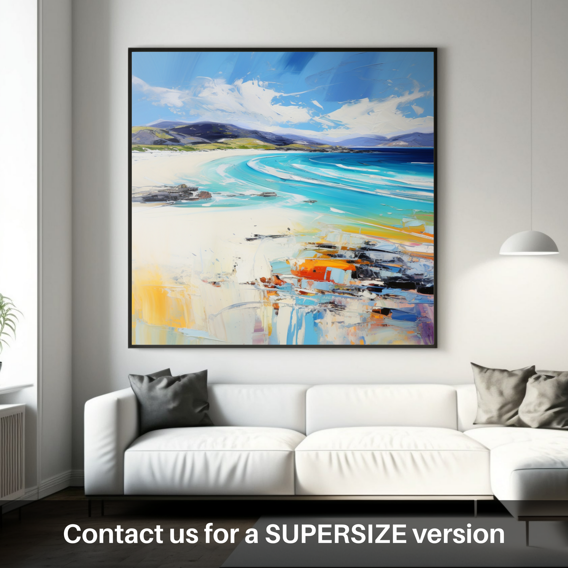 Huge supersize print of Luskentyre Beach, Isle of Harris