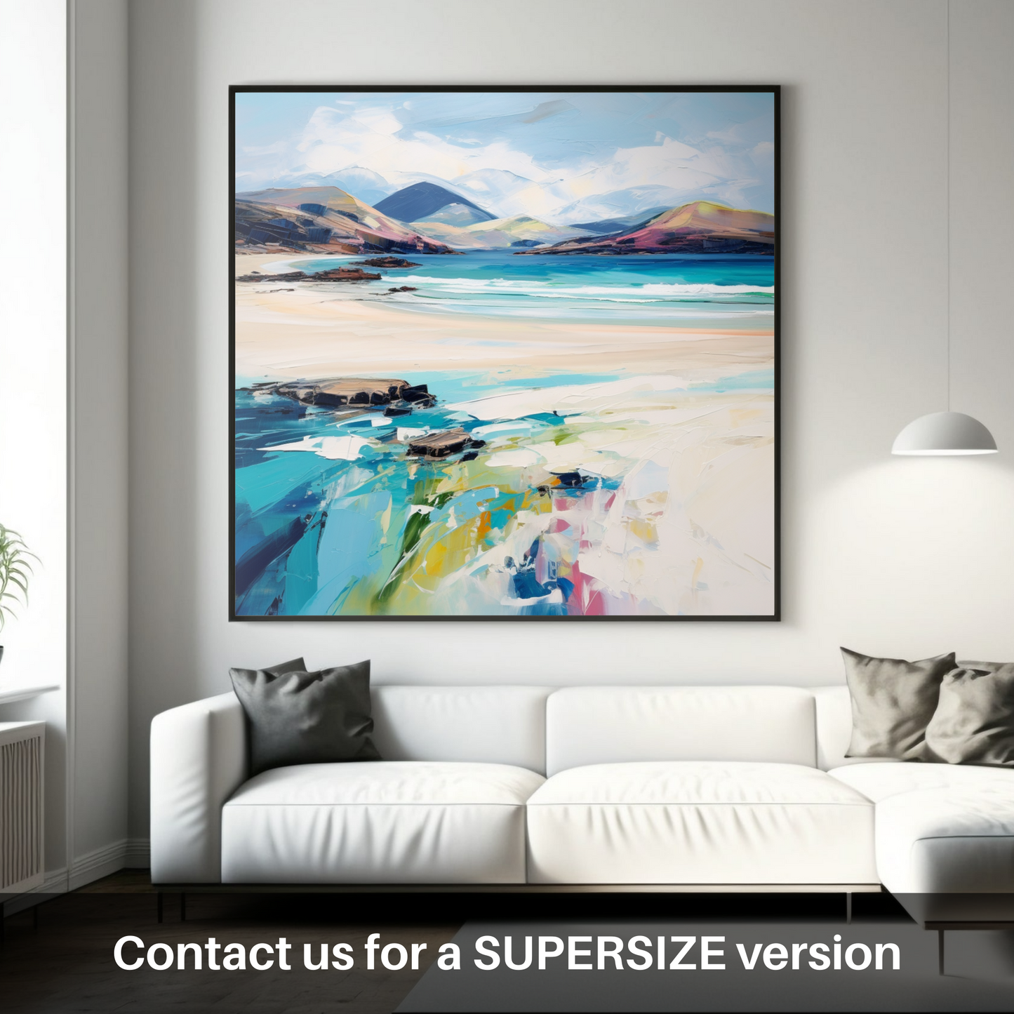 Huge supersize print of Luskentyre Beach, Isle of Harris