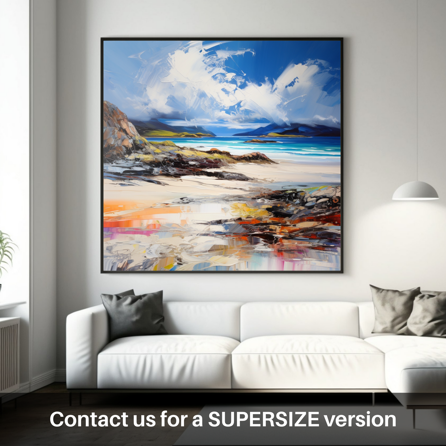 Huge supersize print of Camusdarach Beach, Arisaig