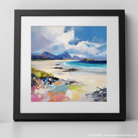 Painting and Art Print of Camusdarach Beach, Arisaig. Expressionism at Camusdarach Beach: A Scottish Seaside Reverie.