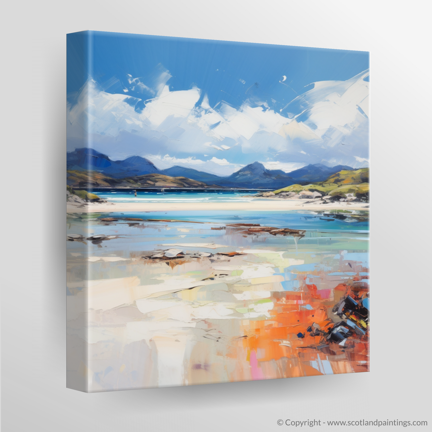 Canvas Print of Camusdarach Beach, Arisaig