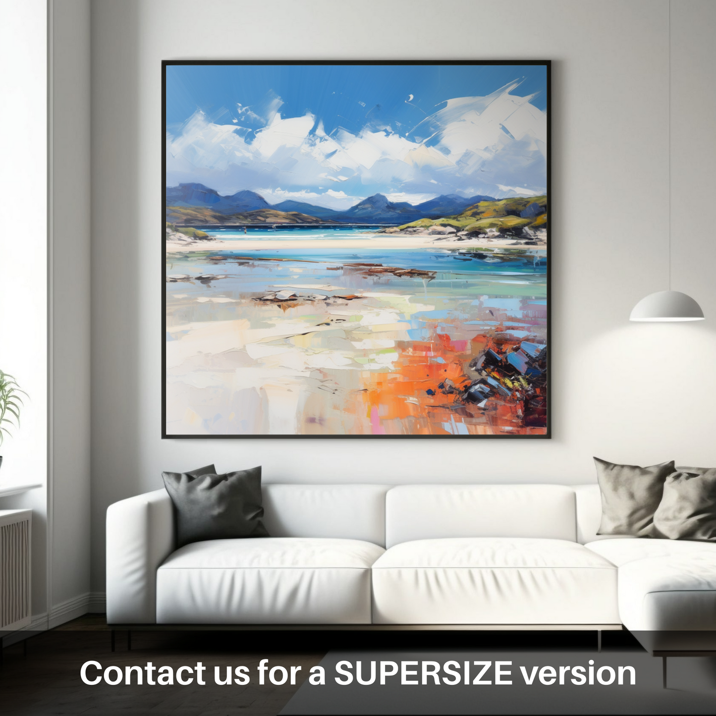 Huge supersize print of Camusdarach Beach, Arisaig