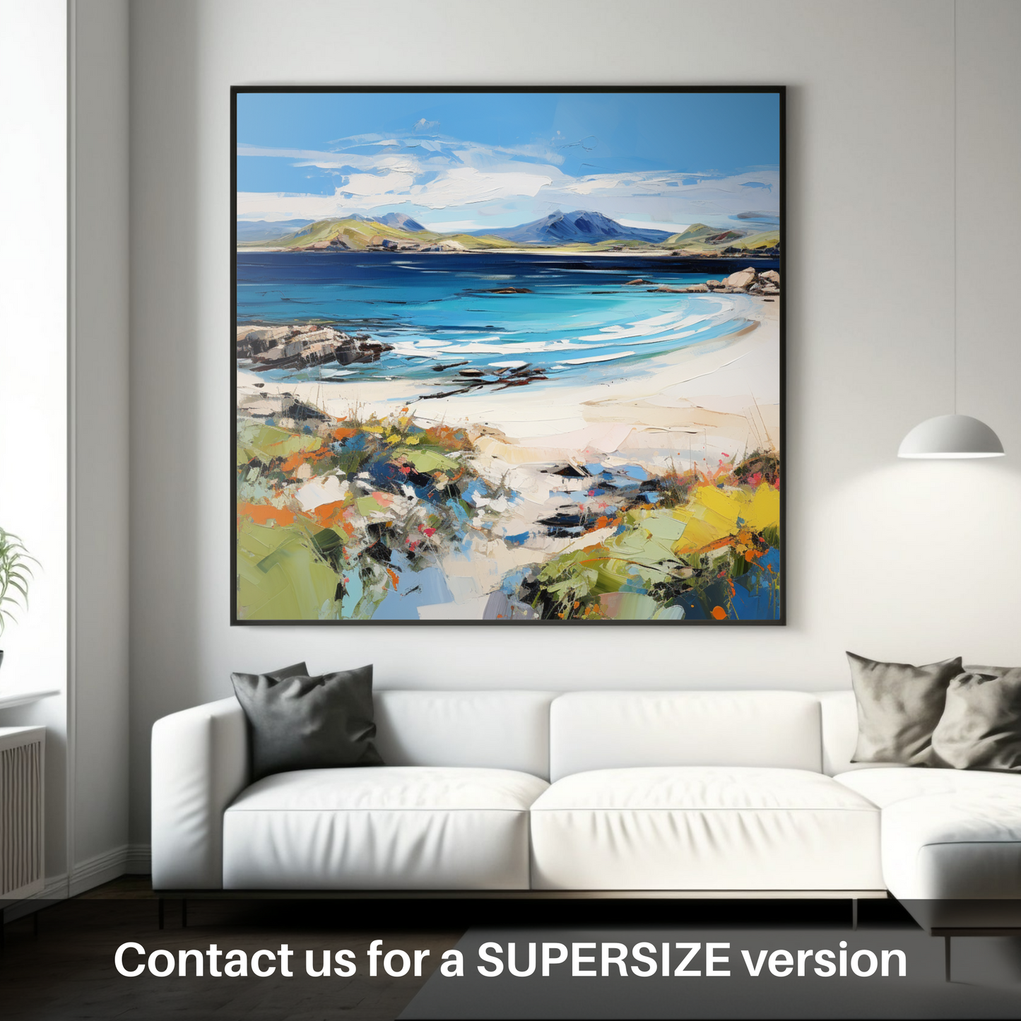 Huge supersize print of Camusdarach Beach, Arisaig