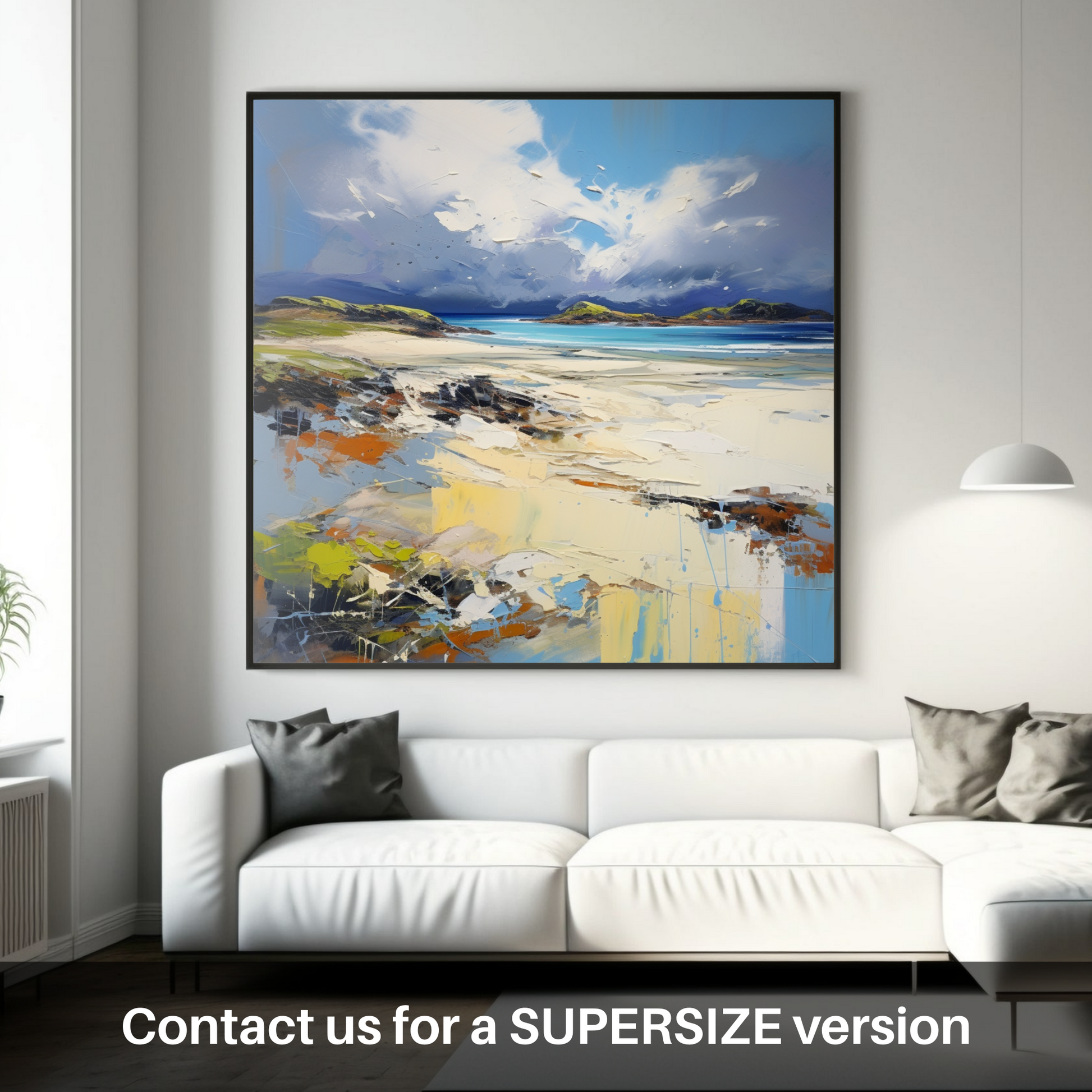 Huge supersize print of Camusdarach Beach, Arisaig