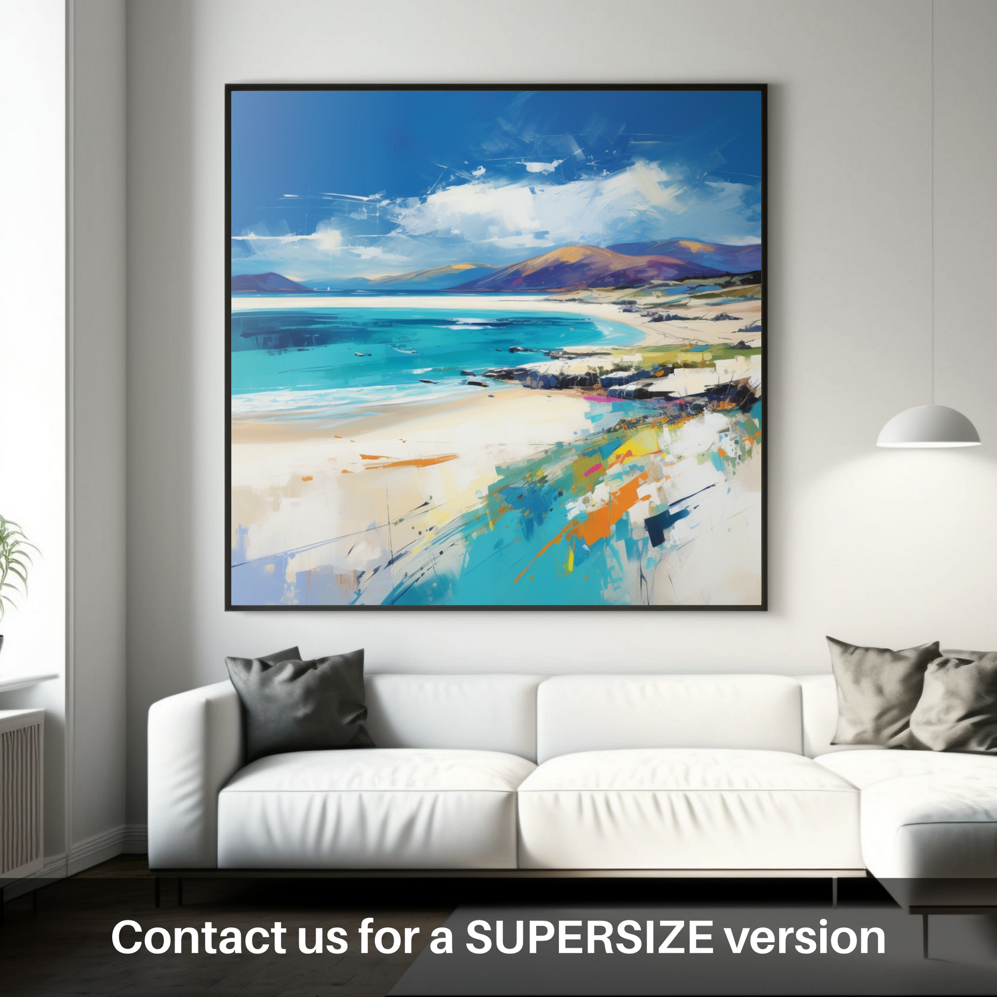 Huge supersize print of Luskentyre Beach, Isle of Harris