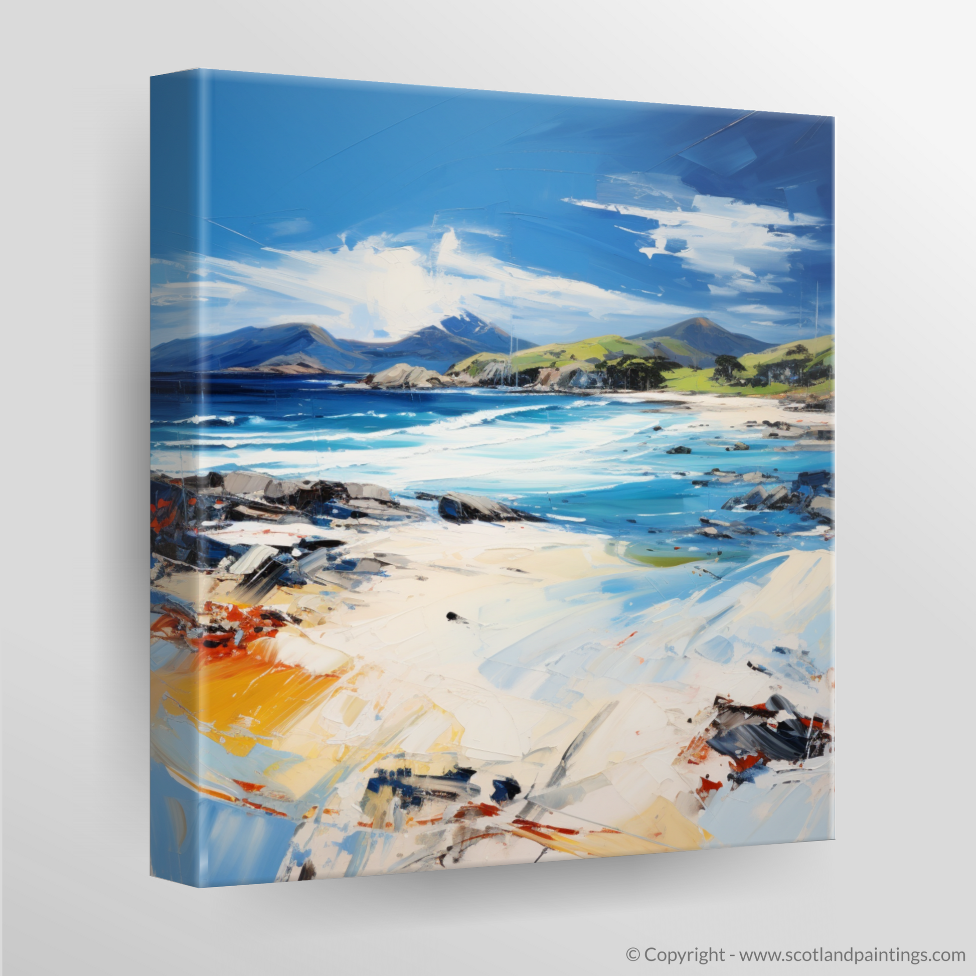 Canvas Print of Camusdarach Beach, Arisaig